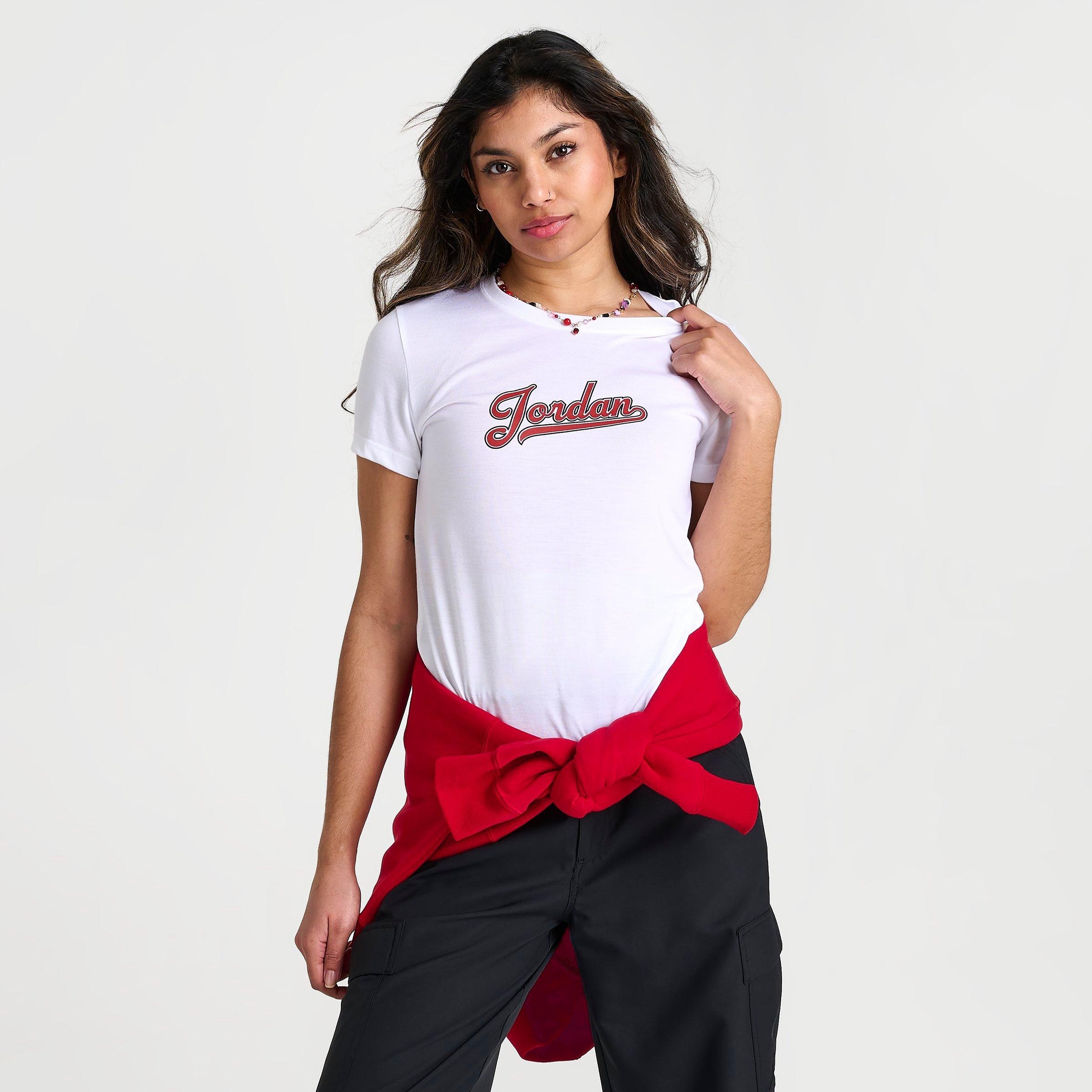 WOMEN'S JORDAN SLIM SHORT-SLEEVE GRAPHIC T-SHIRT - 3