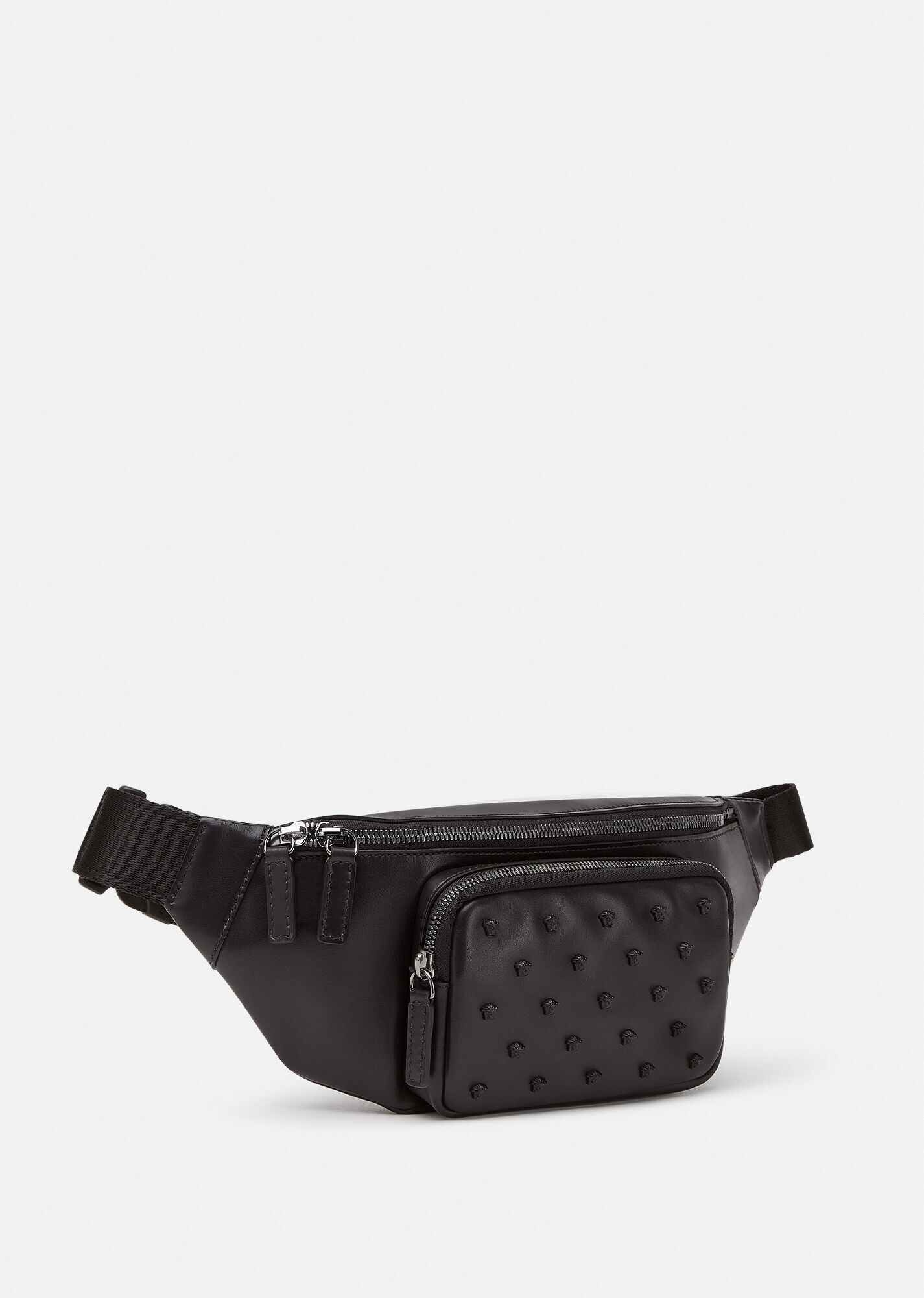 Medusa Stud Leather Belt Bag - 3