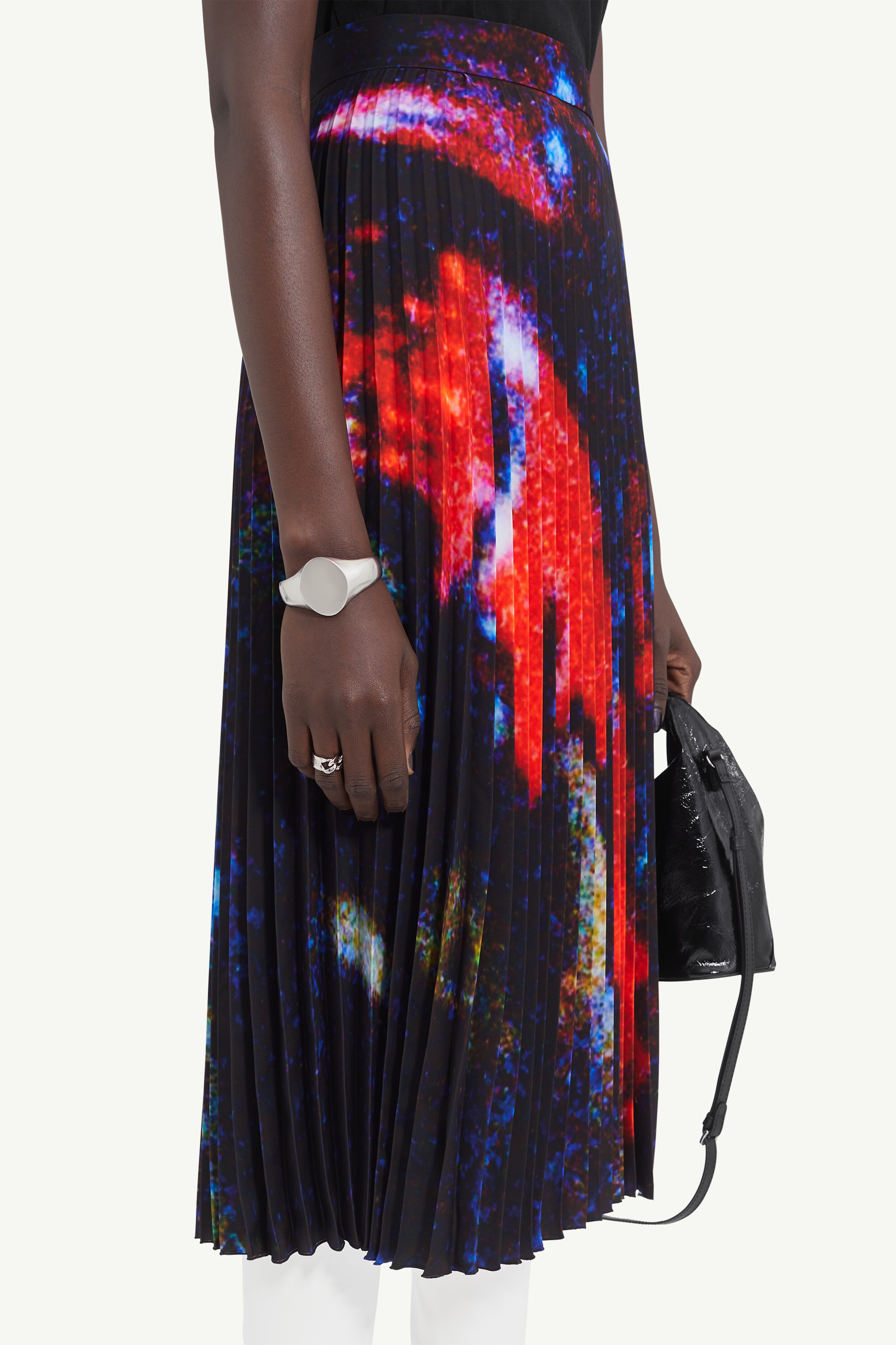 Printed plisse skirt - 5
