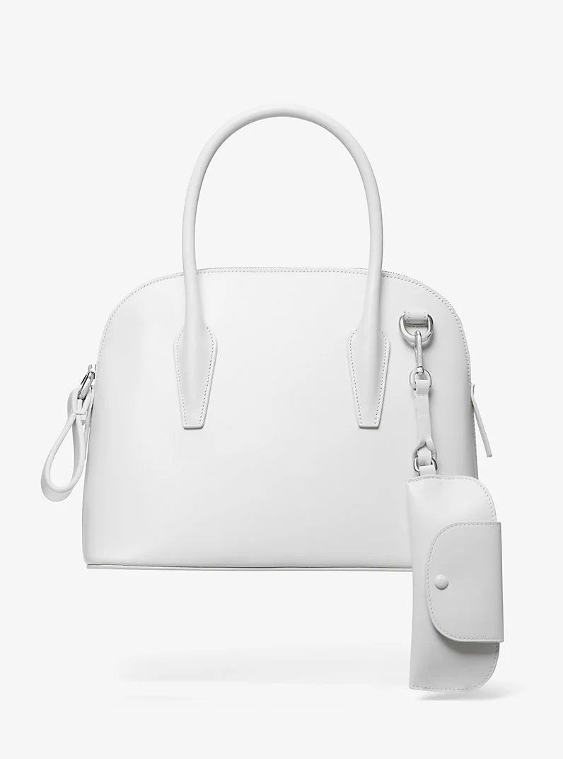 Kaitlin Medium Leather Dome Satchel - 1