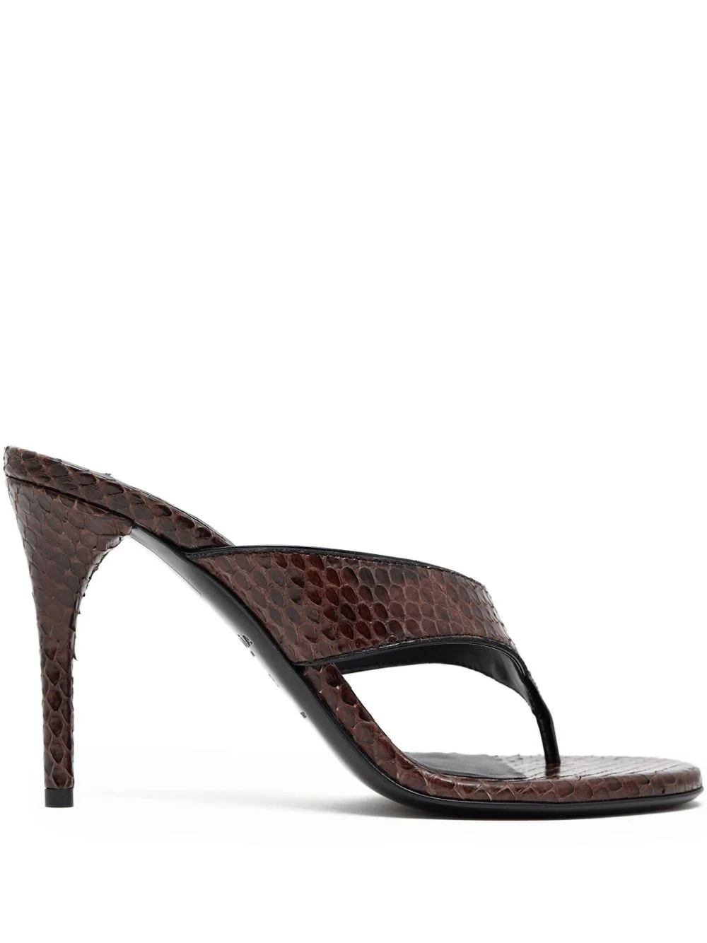 Infradito snakeskin-effect sandals - 1