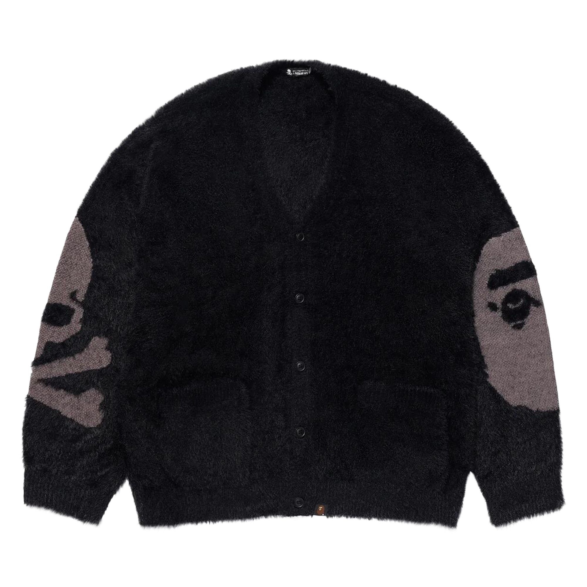 BAPE x MMJ Knit Cardigan 'Black' - 1