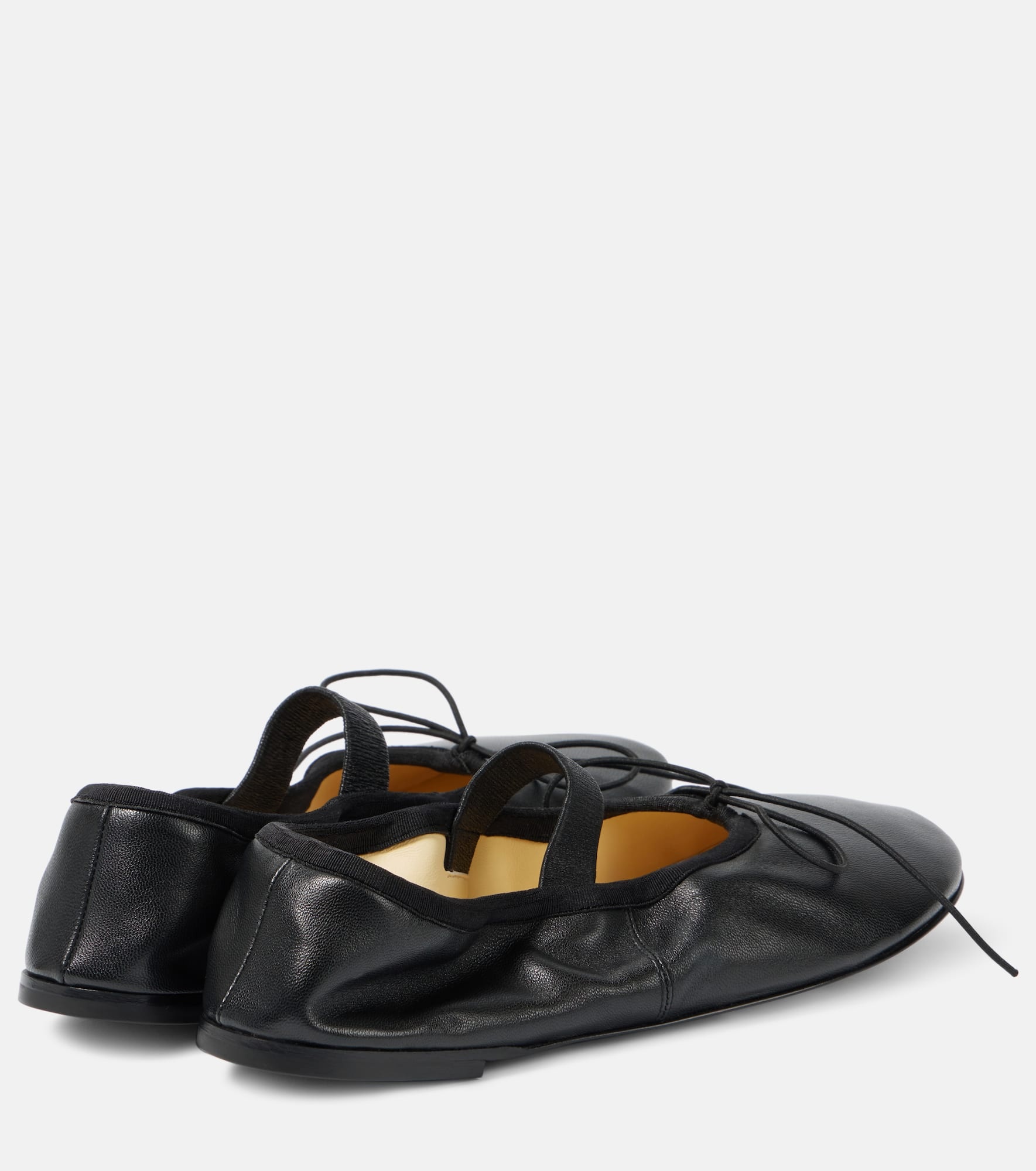 Glove leather Mary Jane flats - 2
