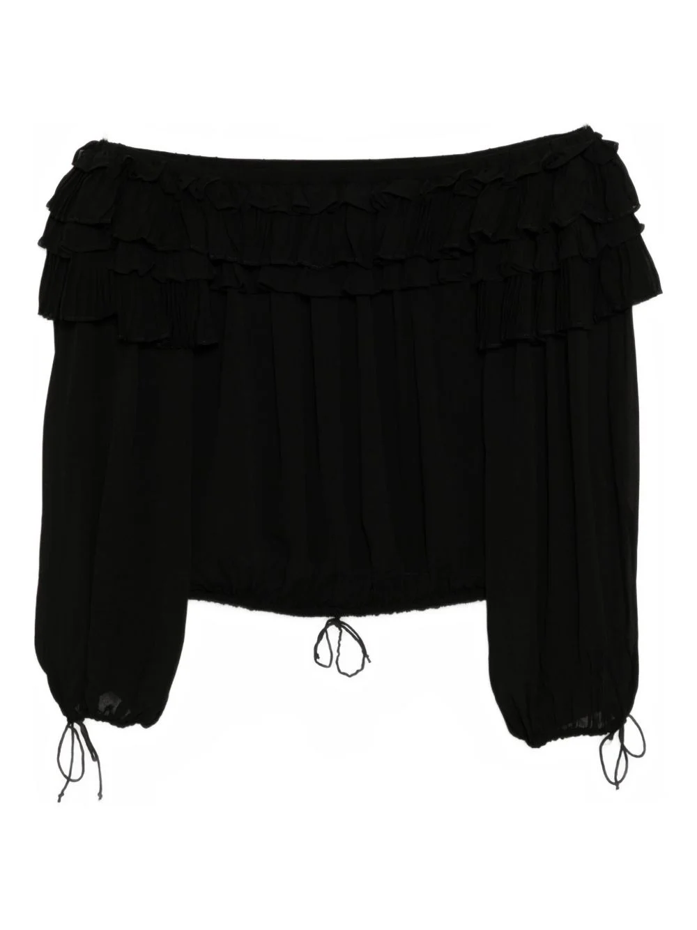 ruffled blouse - 1