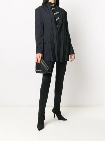 BALENCIAGA Plissee pleated jacket outlook