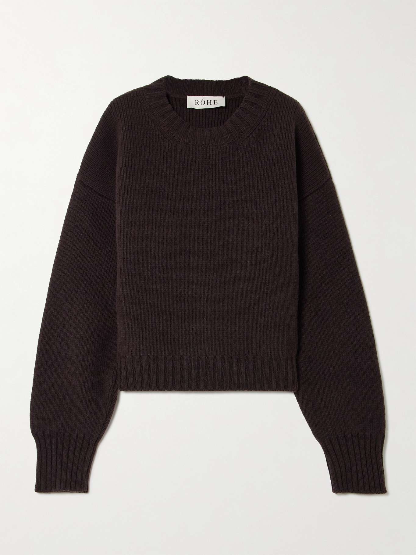 Ribbed wool sweater - 1