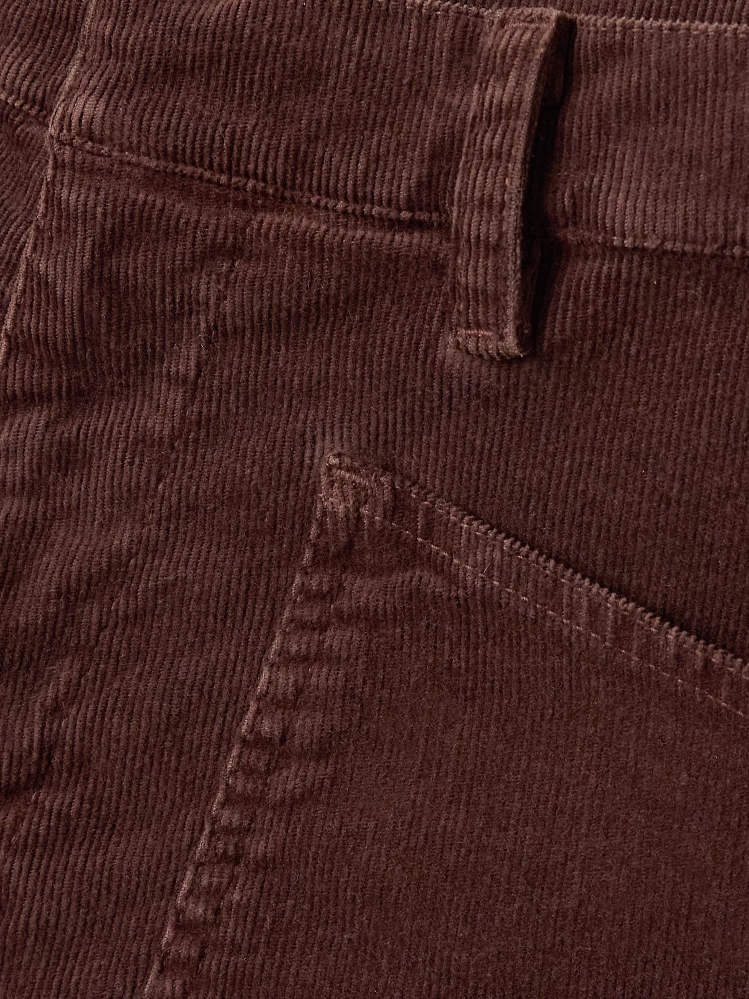 Shon cotton-blend corduroy tapered pants Merlot - 5