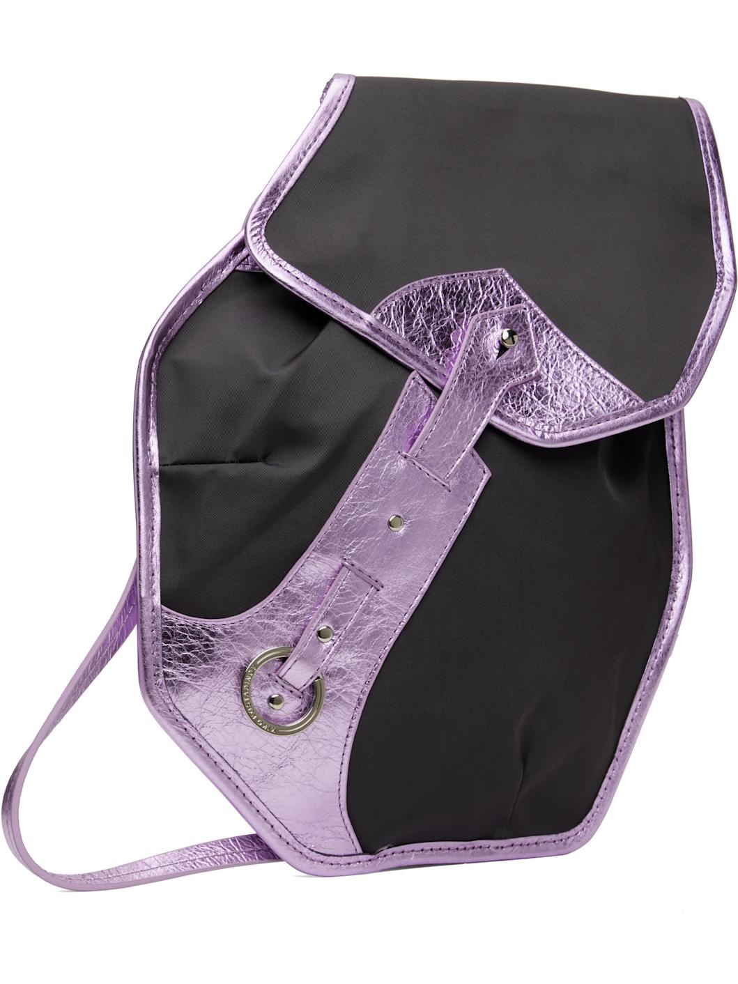 Gray & Purple Solva Bag - 2