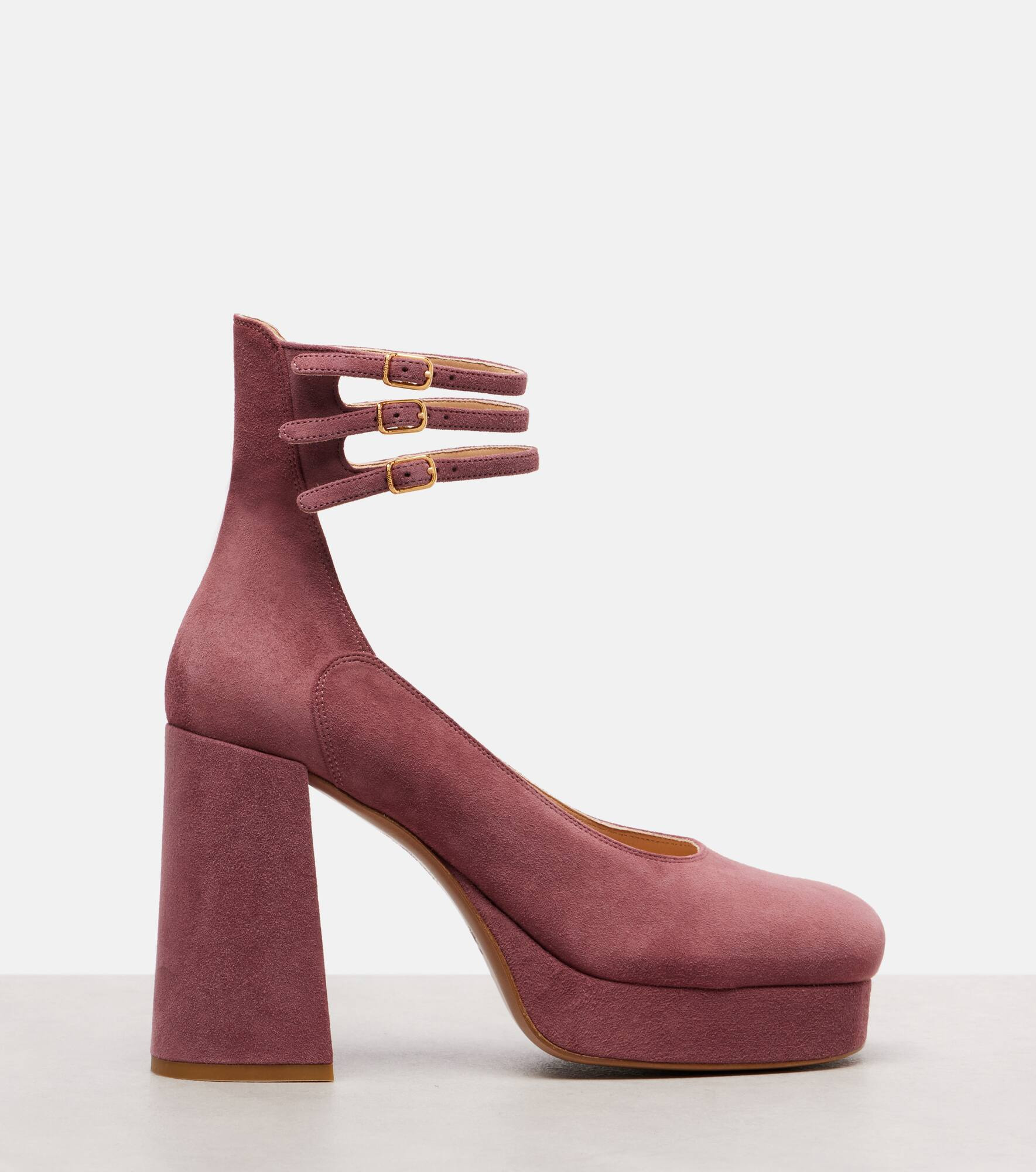 Loti 100 suede platform pumps - 4