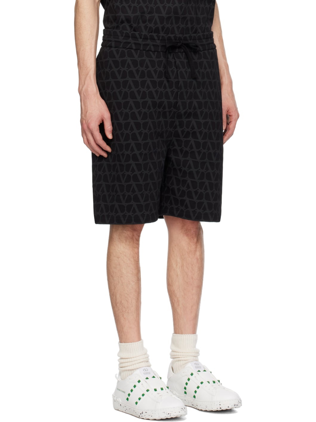 Black Toile Iconographe Shorts - 2