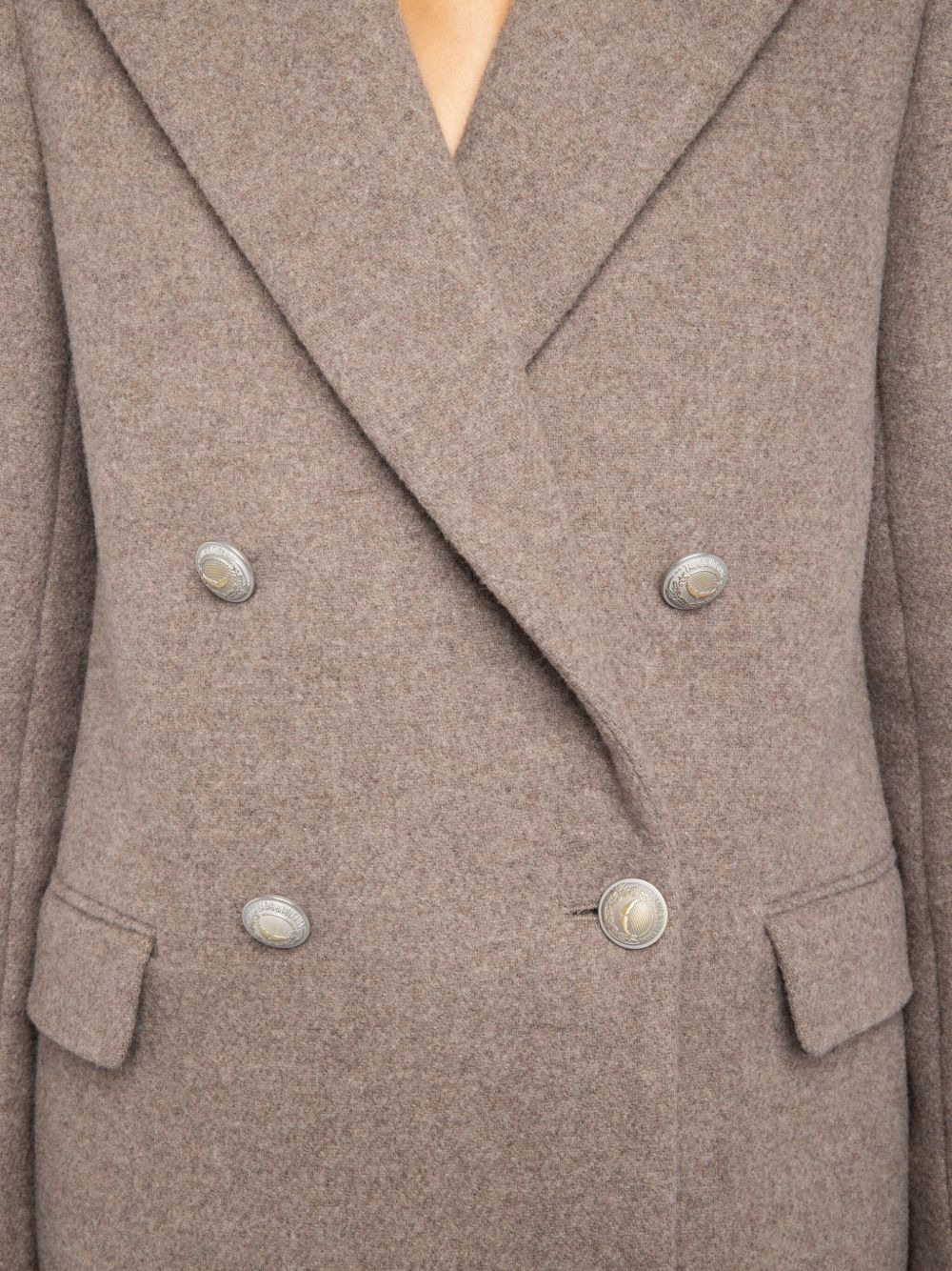 Miew double-breasted buttoned coat - 5