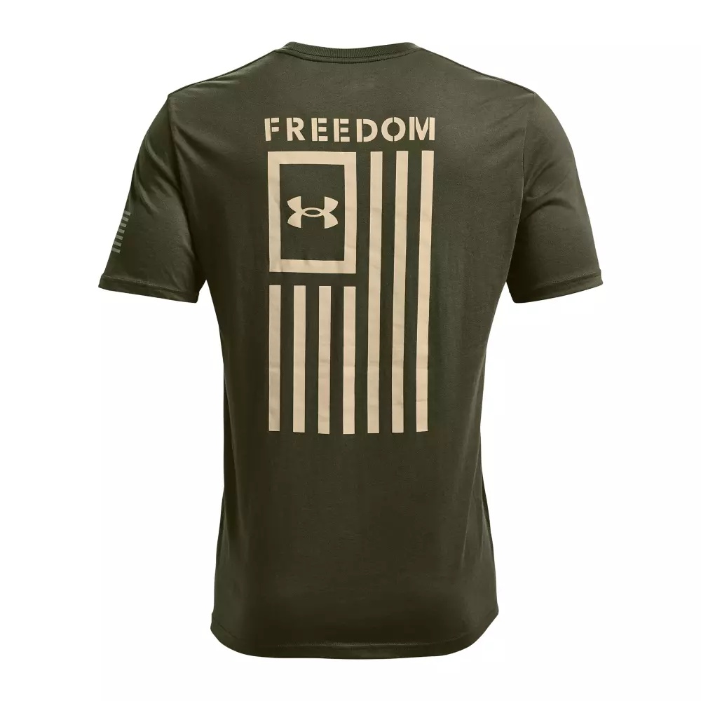 Men's Freedom Flag Tee-Green - 6