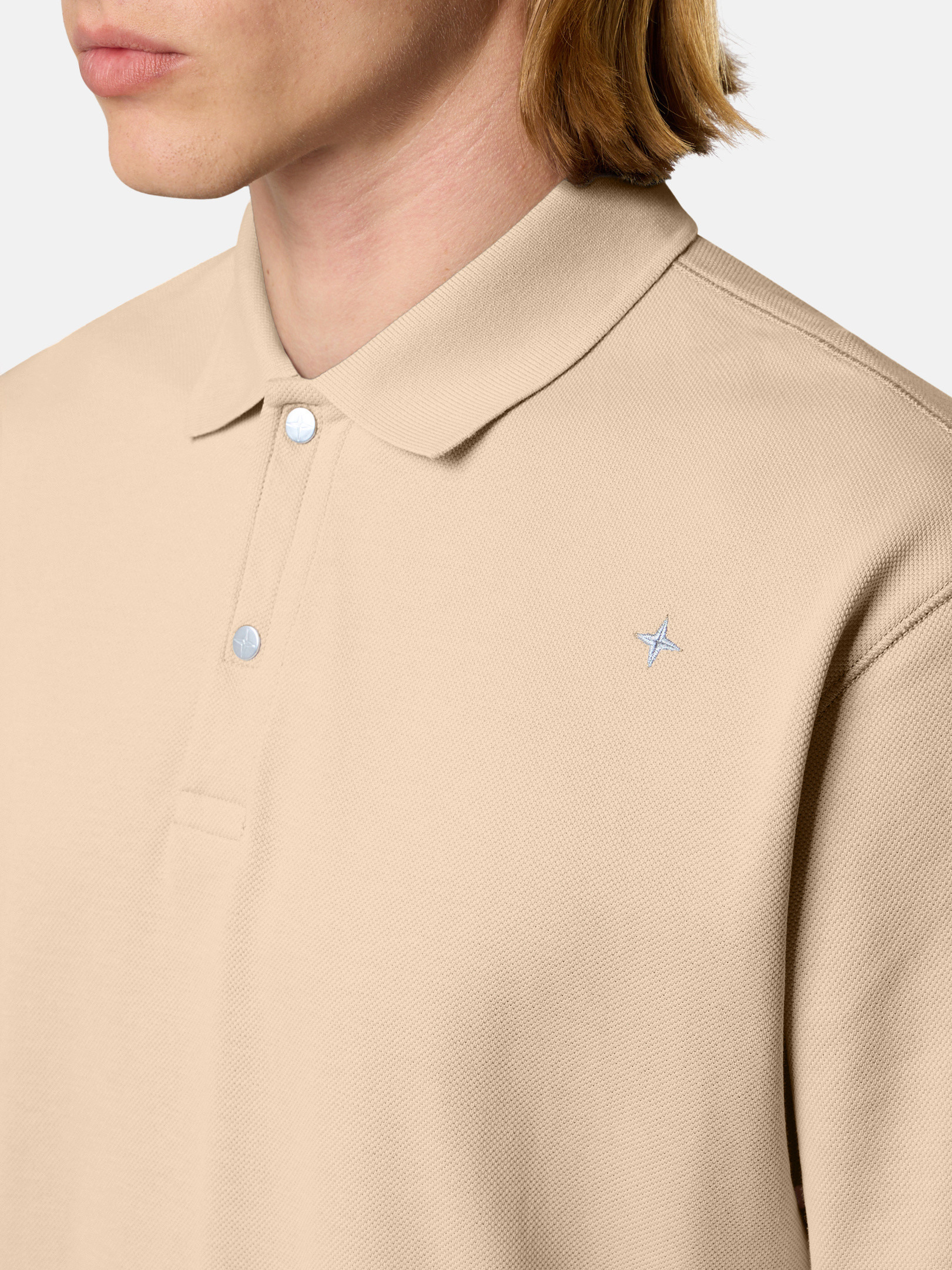 2200010 50/2 ORGANIC COTTON PIQUÉ_STONE ISLAND STELLINA - 4