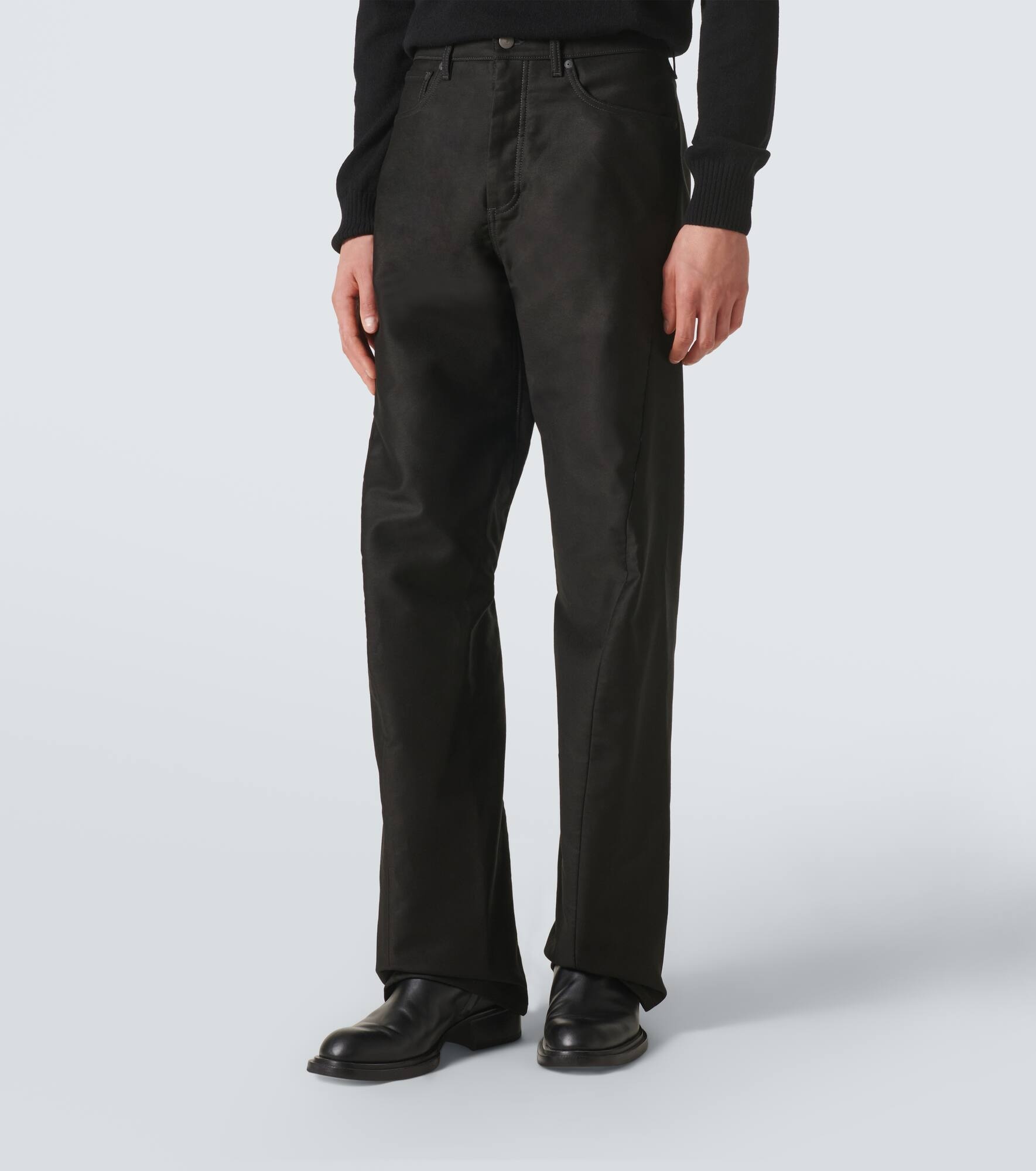 Cotton straight pants - 3