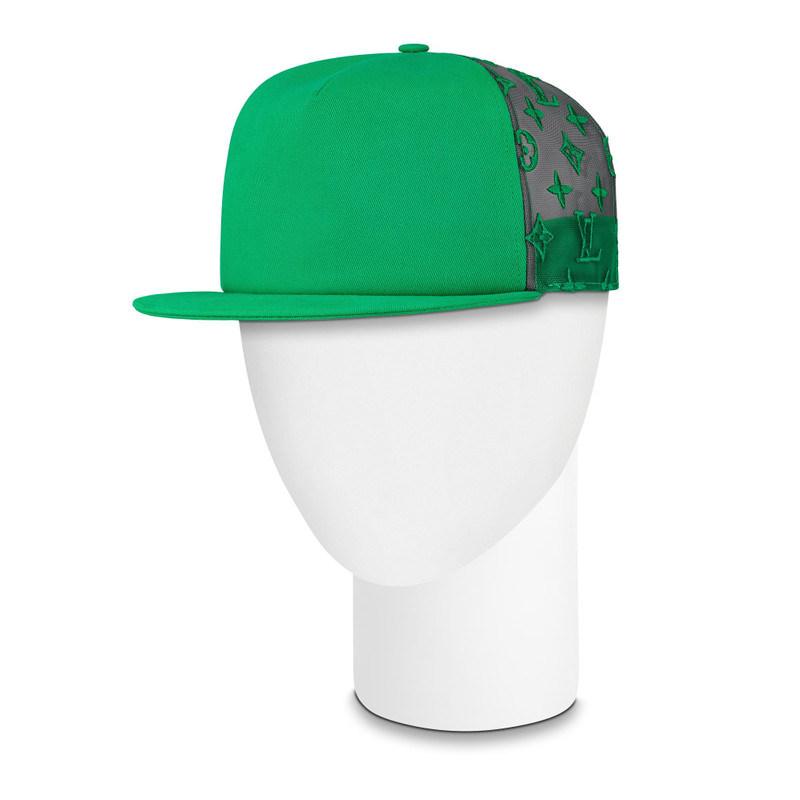 Monogram Embroidered Mesh Cap 4