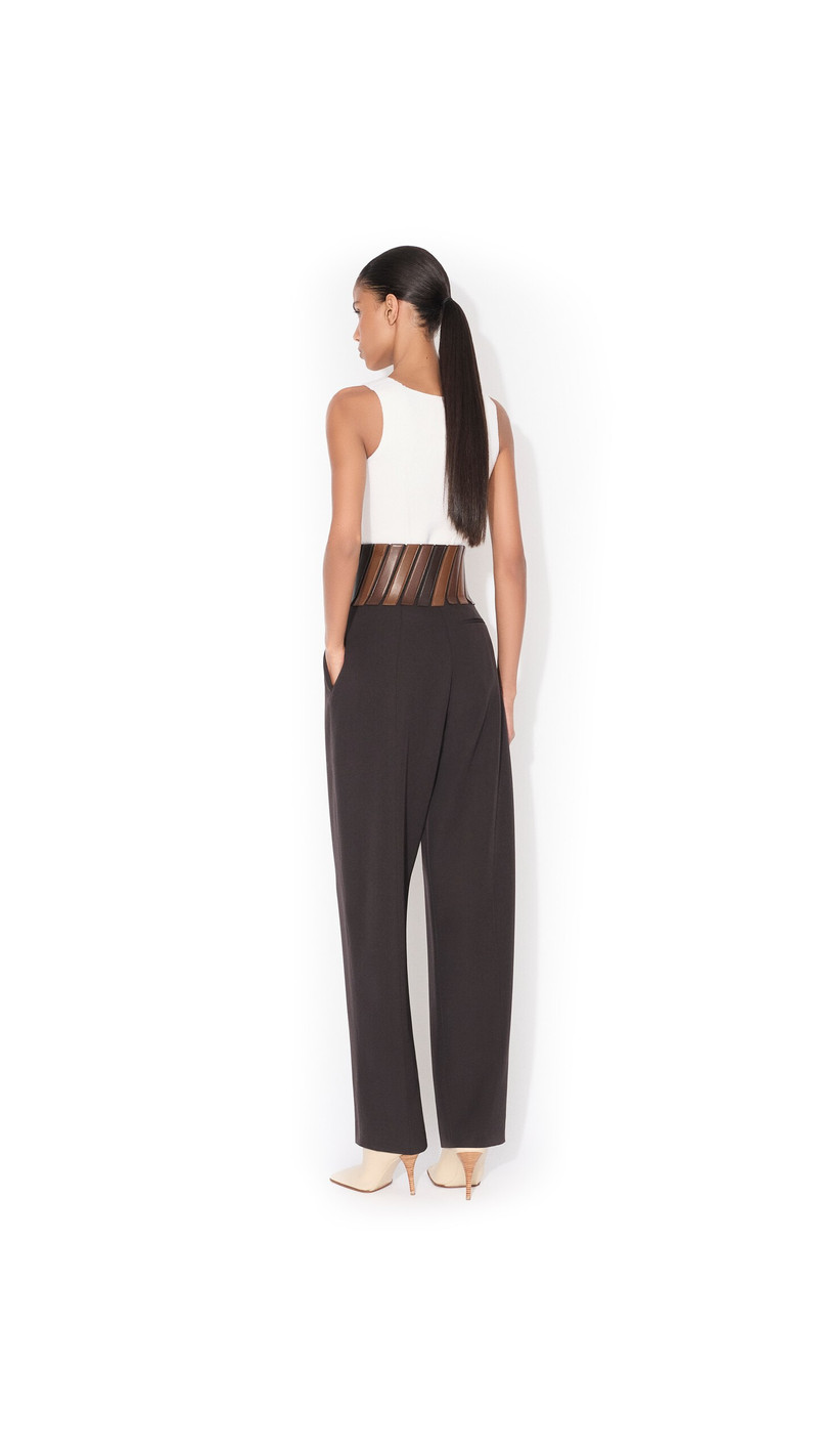 Alaïa BELT WOOL GABARDINE PANTS outlook