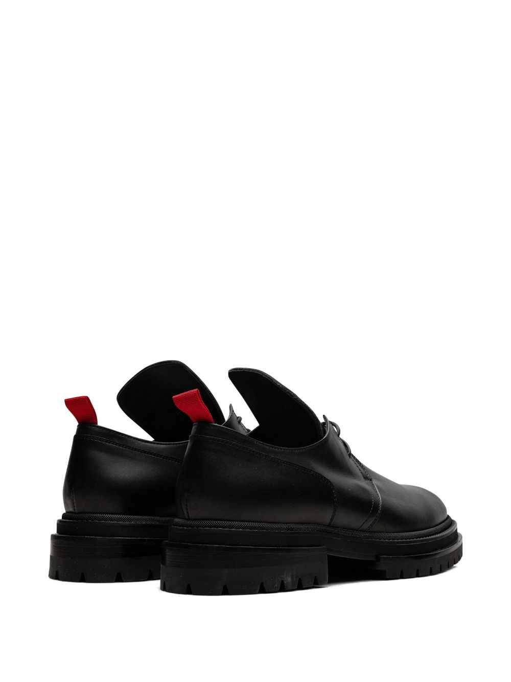 leather derby shoes - 3