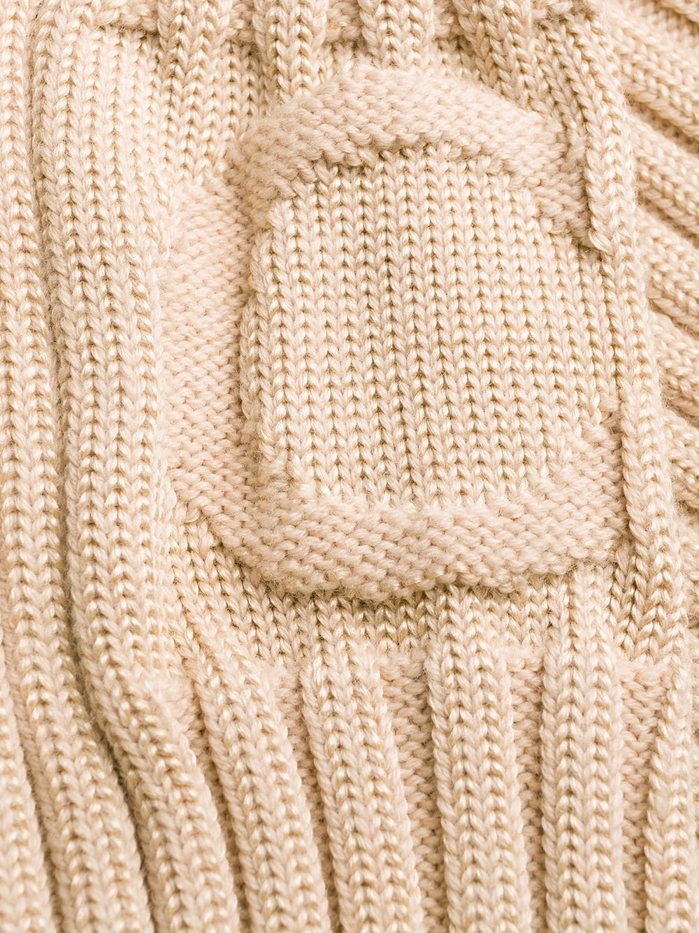 ribbed roll neck jumper - 6