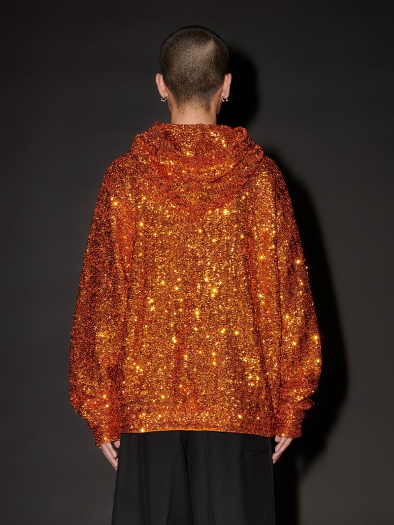 SEQUIN HOODIE - 4
