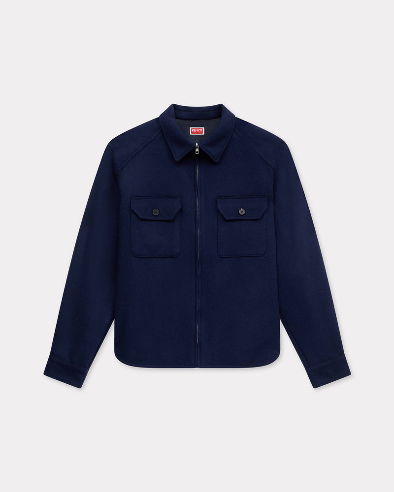 'KENZO Winter Holidays' overshirt in wool 1