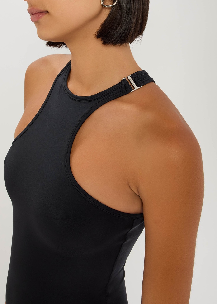The Attico Racer-neck Swimsuit - 4