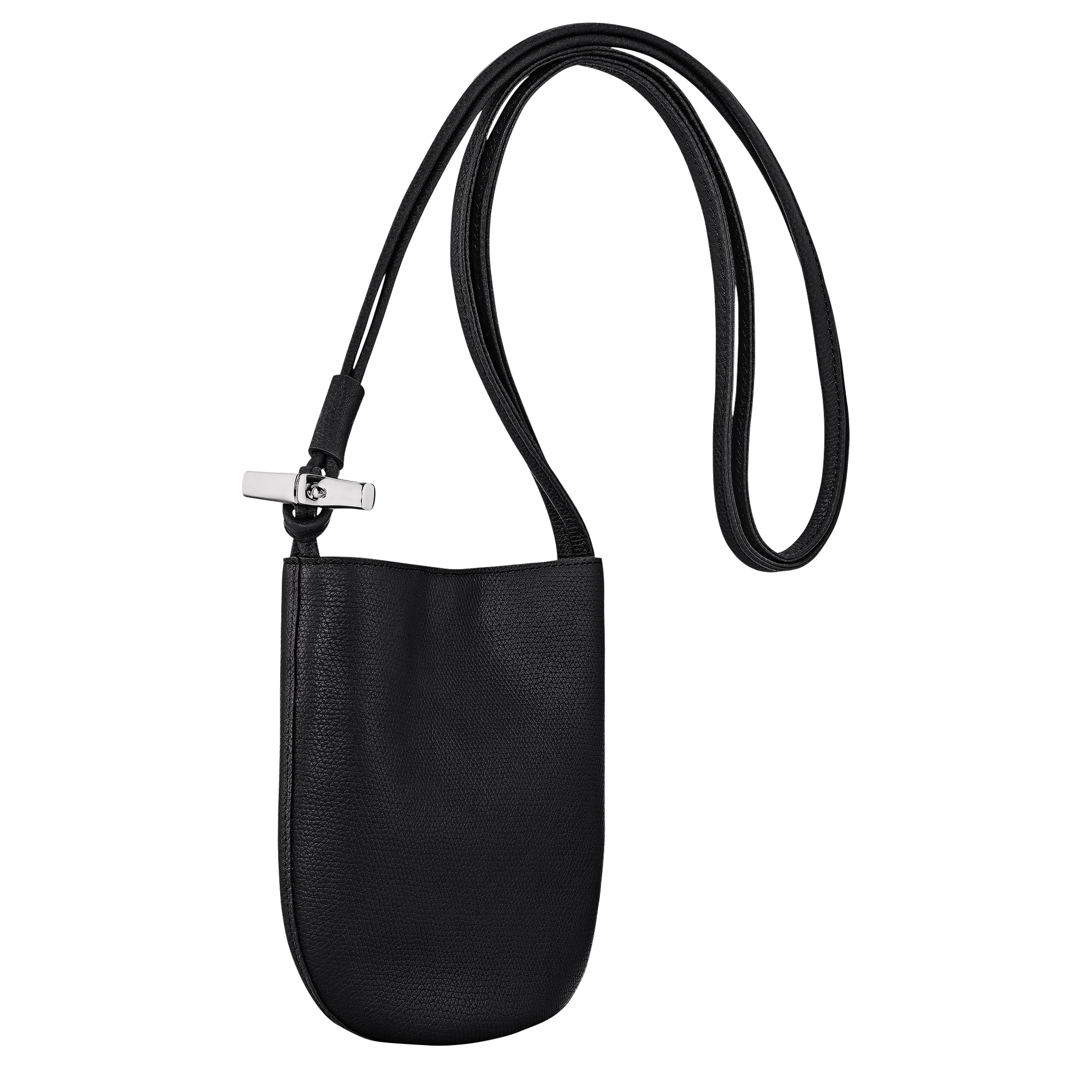 Le Roseau S Crossbody bag Black - Leather - 3