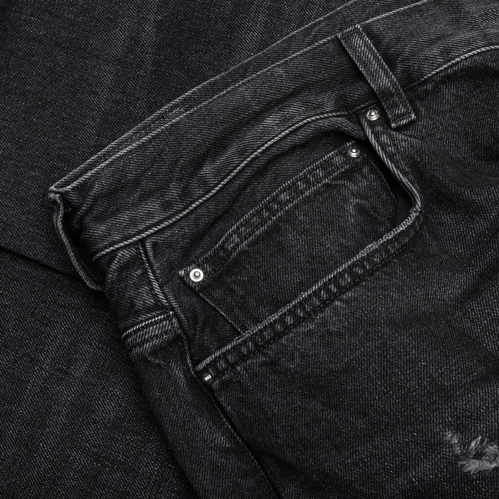 RELEASED HEM STRAIGHT JEAN - VINTAGE BLACK - 3