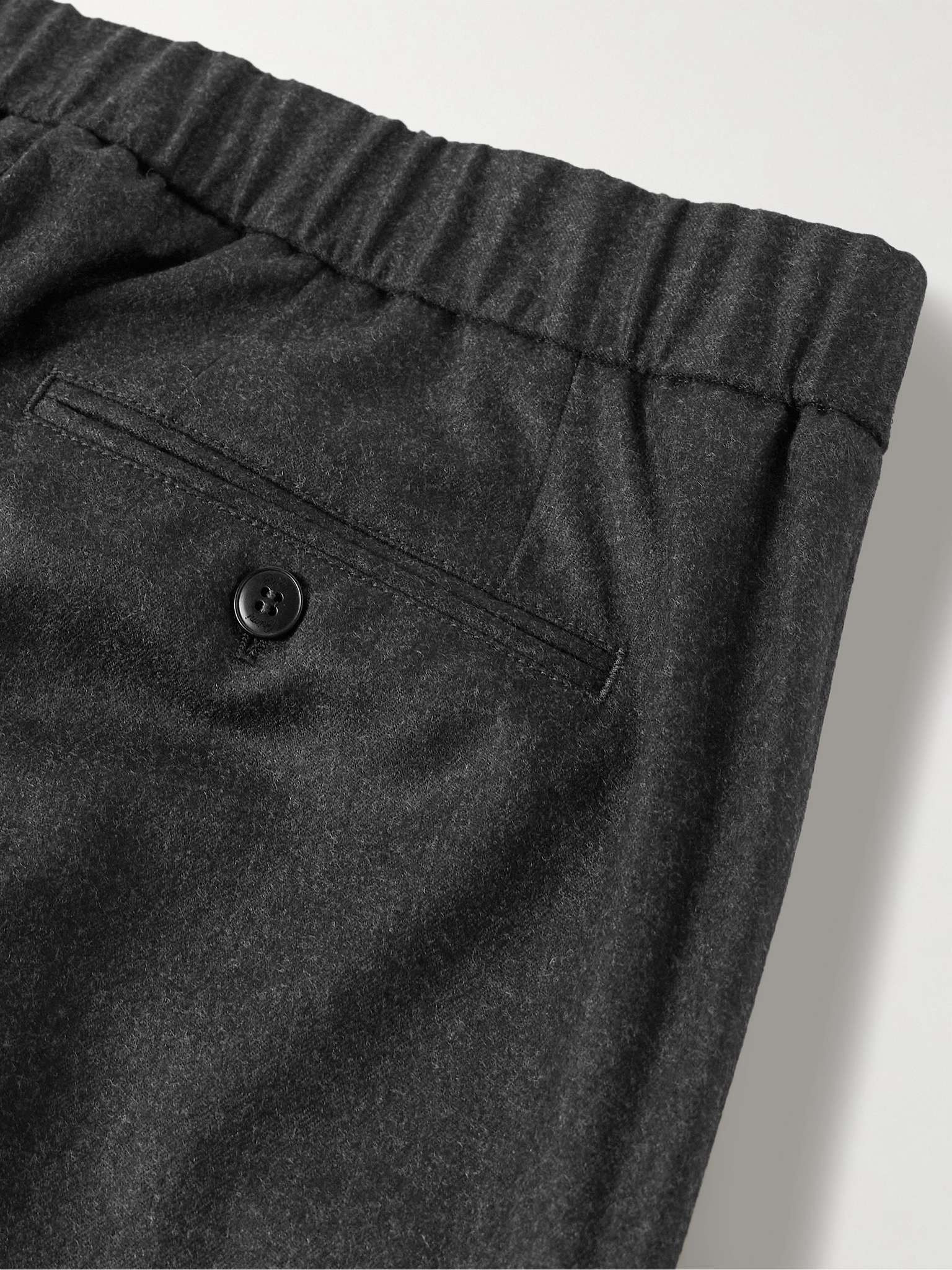 Melbourne Slim-Fit Pleated Wool Trousers - 5