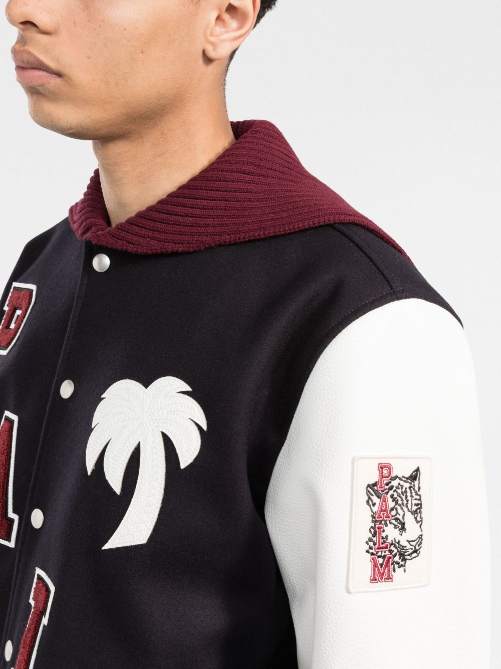 logo-patch varsity jacket - 9
