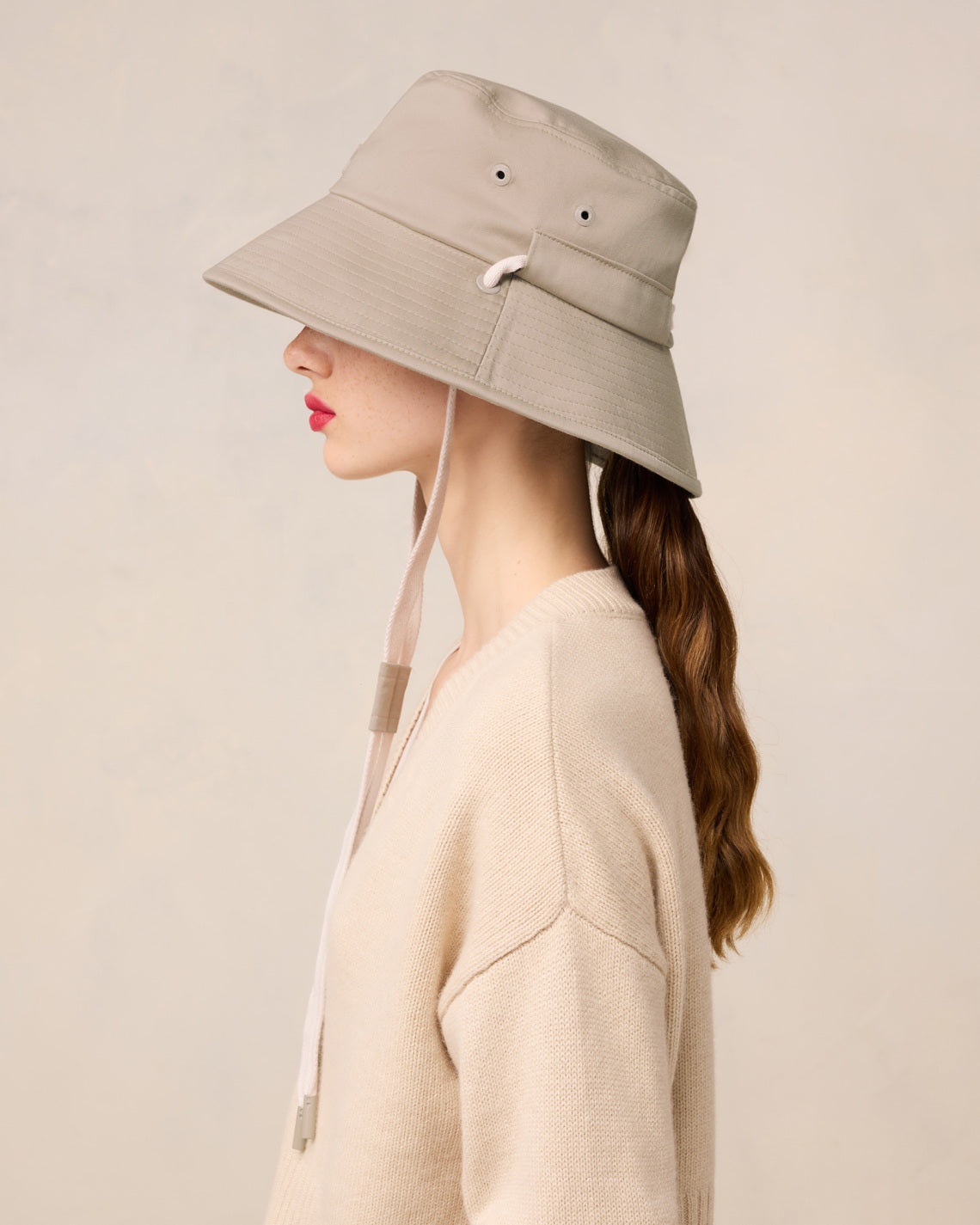 AMI DE COEUR BUCKET HAT WITH STRING - 5