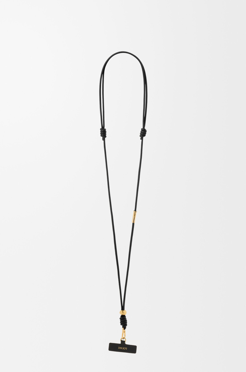 Crossbody phone strap in calfskin 1