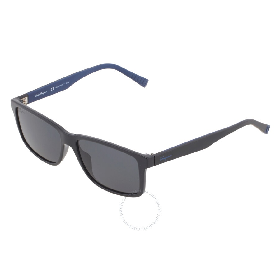 Salvatore Ferragamo Dark Grey Rectangular Men's Sunglasses SF938S 962 57 - 4