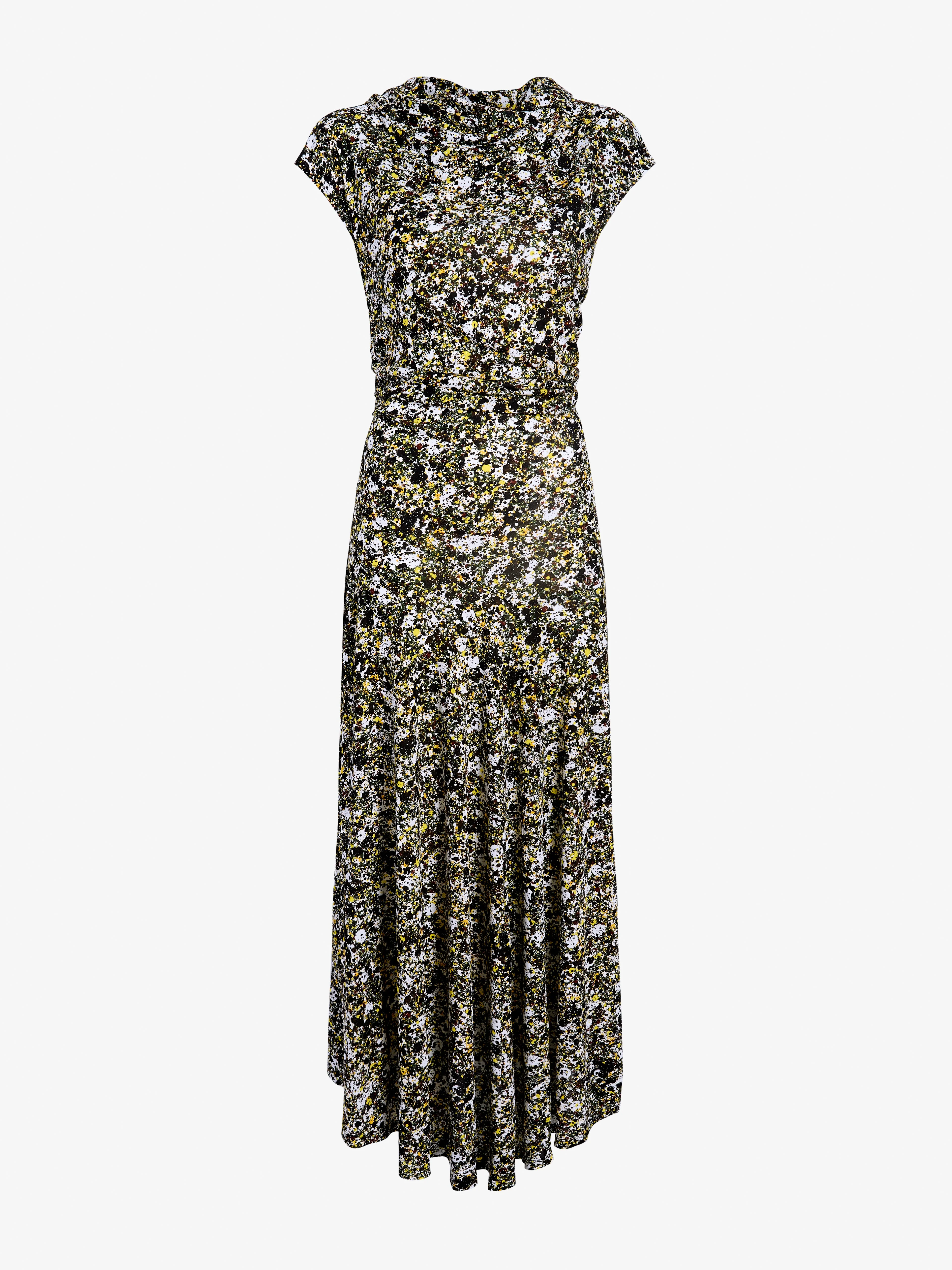 Tamara Dress in Printed Matte Jersey - 1