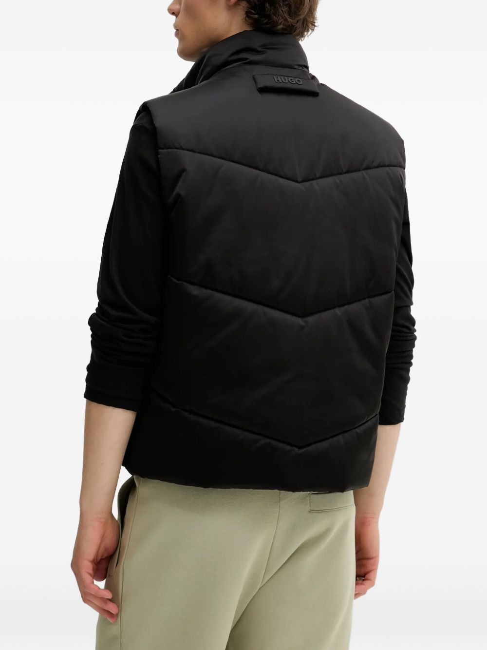 quilted puffer vest - 4