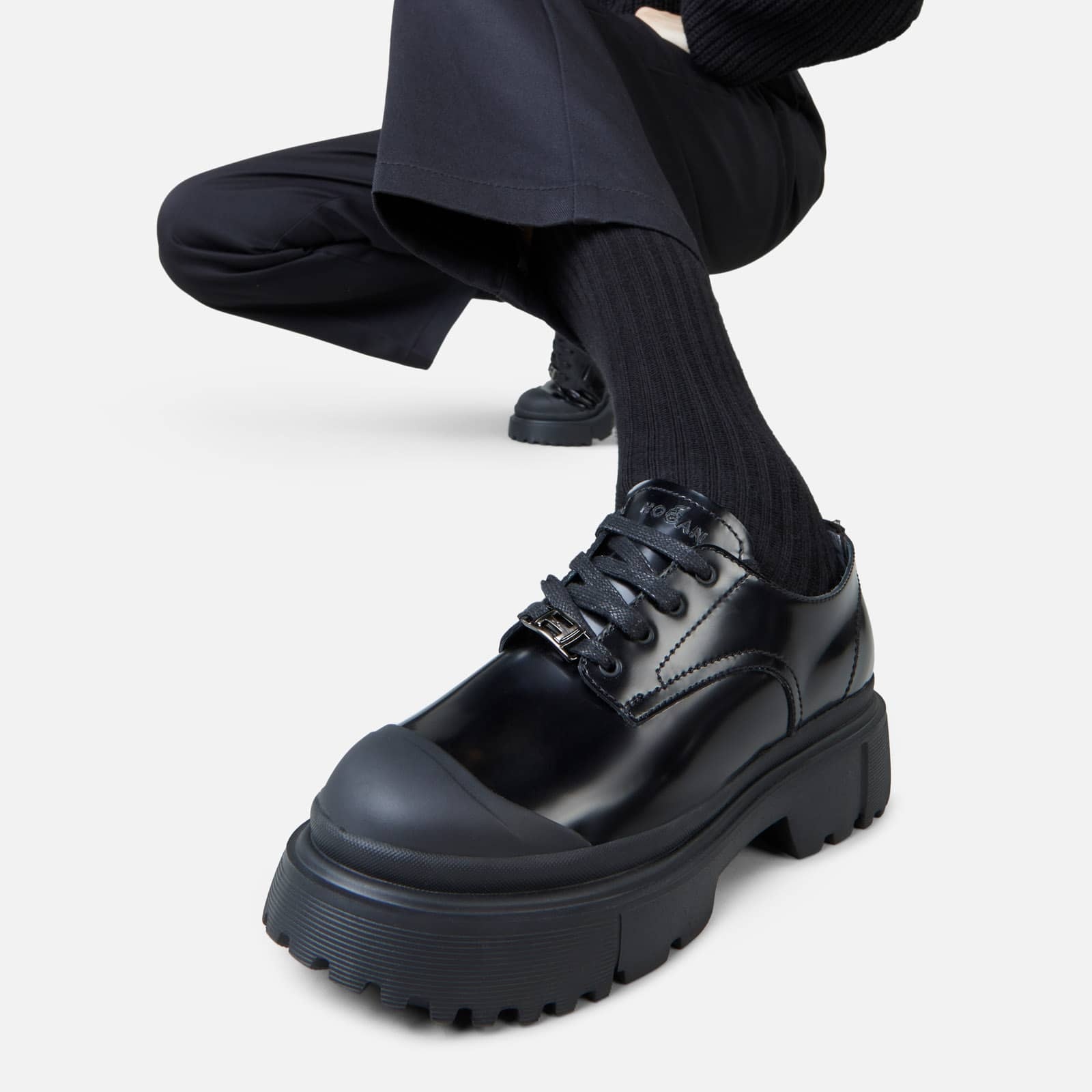 Lace-Ups Hogan H619 Black - 6