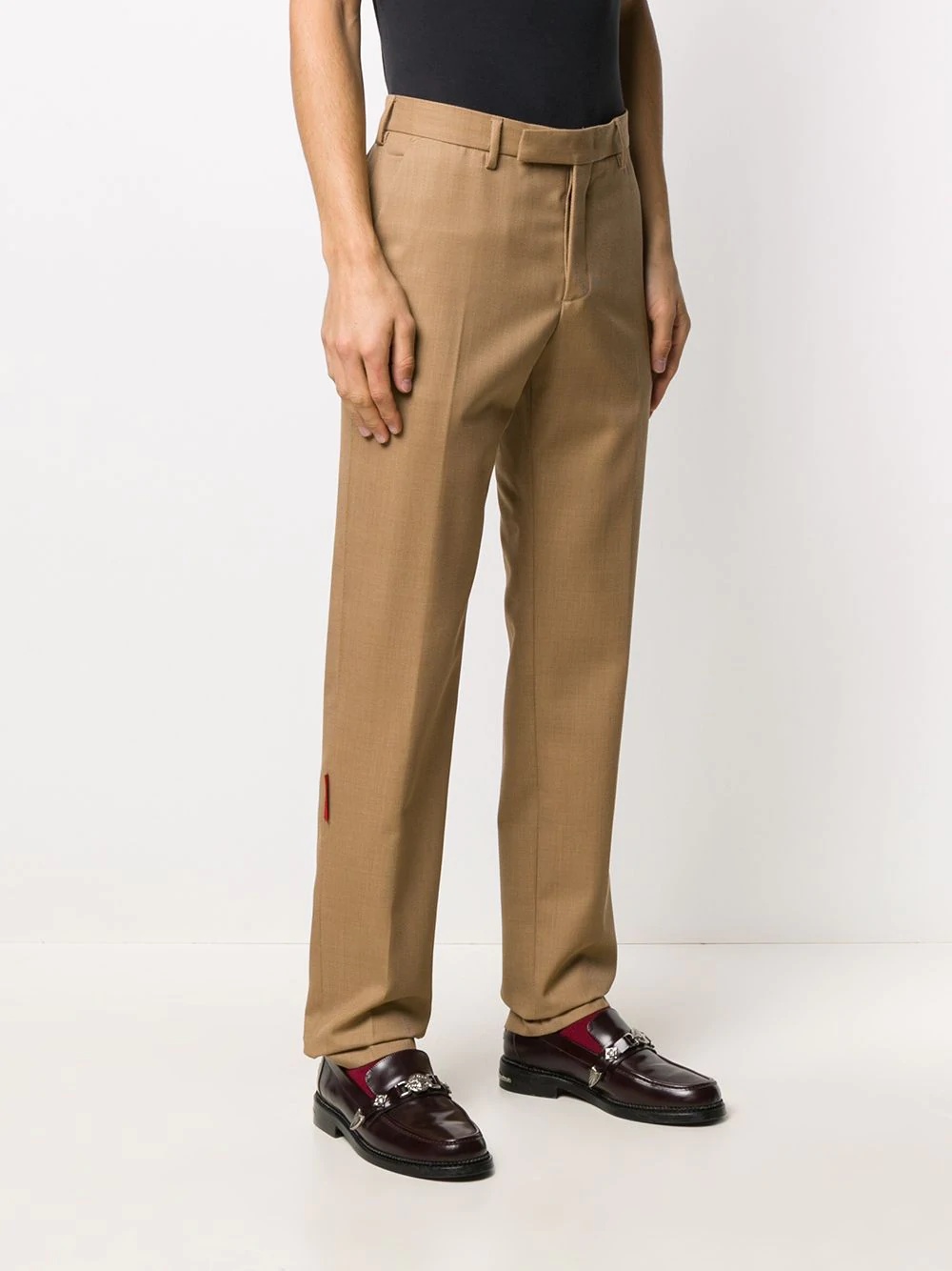 straight-leg tailored trousers - 3