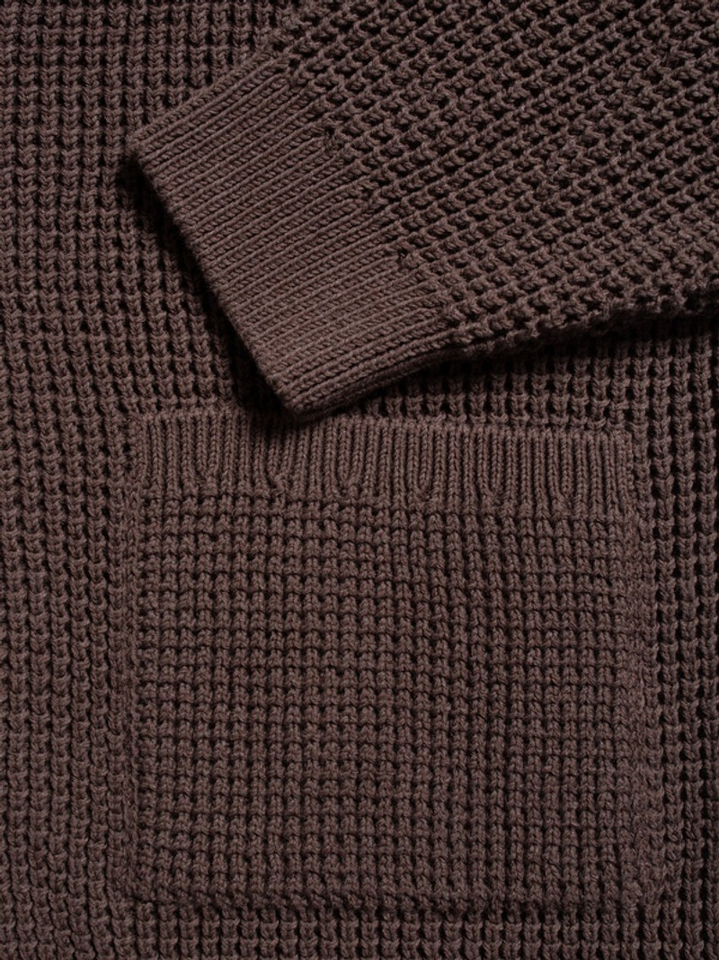 Kent Pineapple Cardigan Brownmelange 6