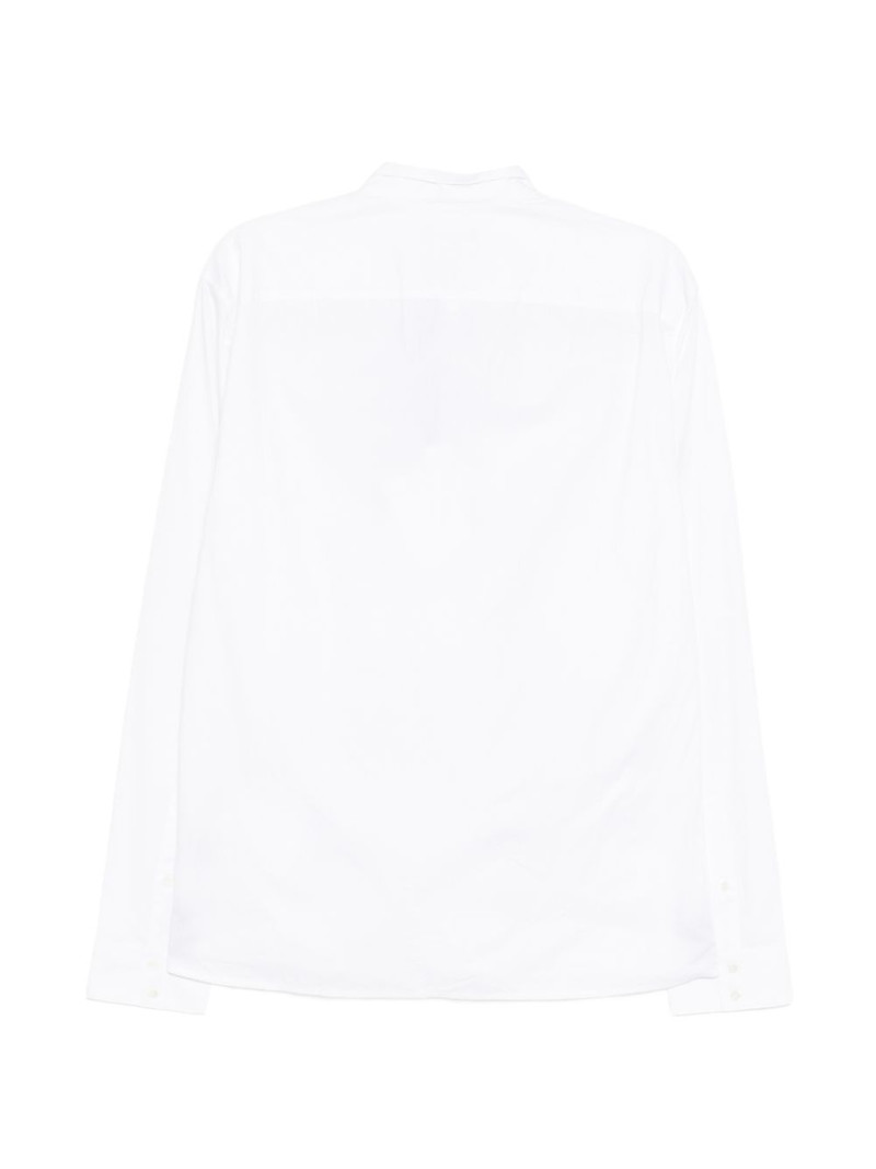 Balmain striped logo button shirt outlook