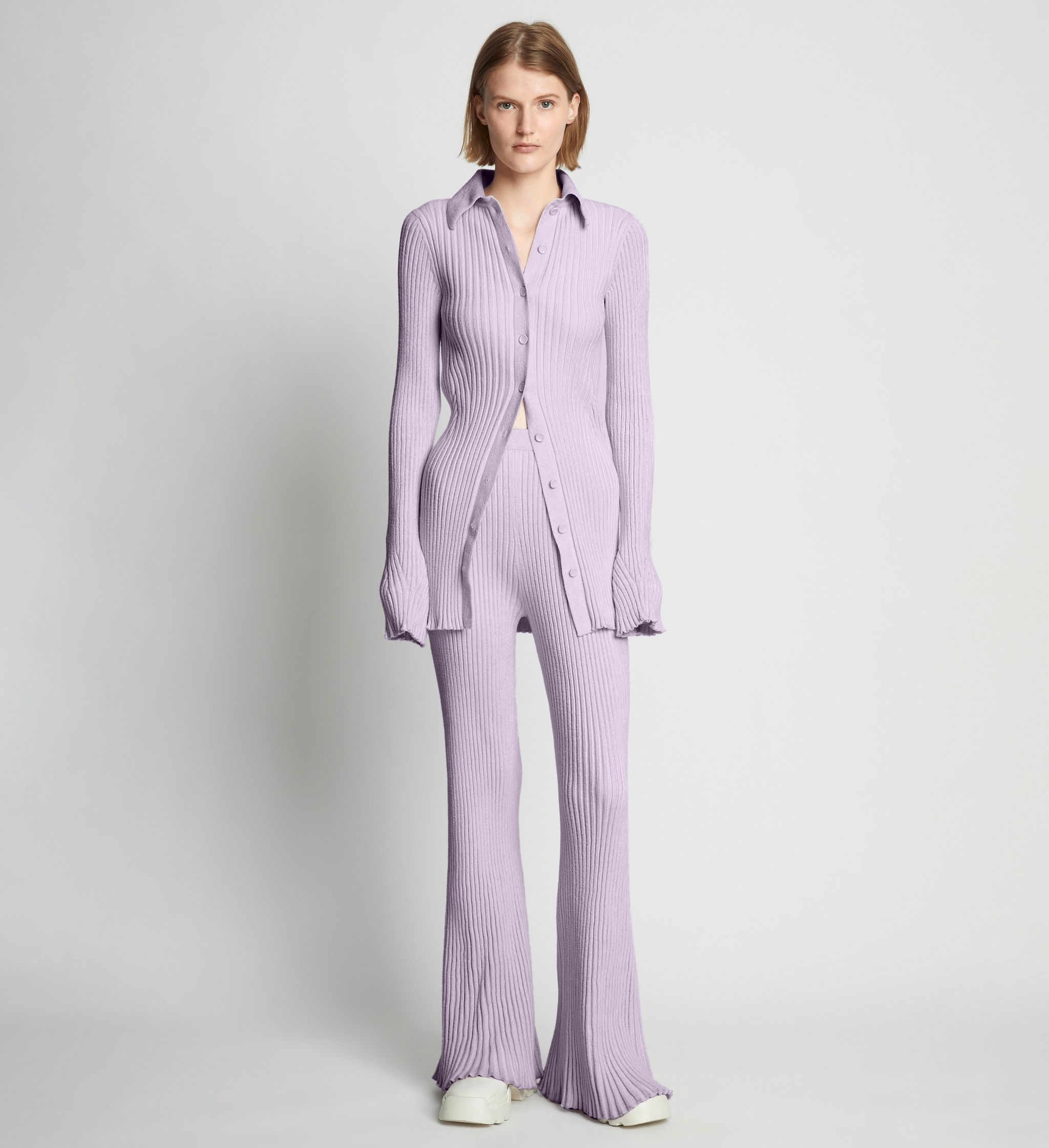 Velvet Rib Knit Pant - 2