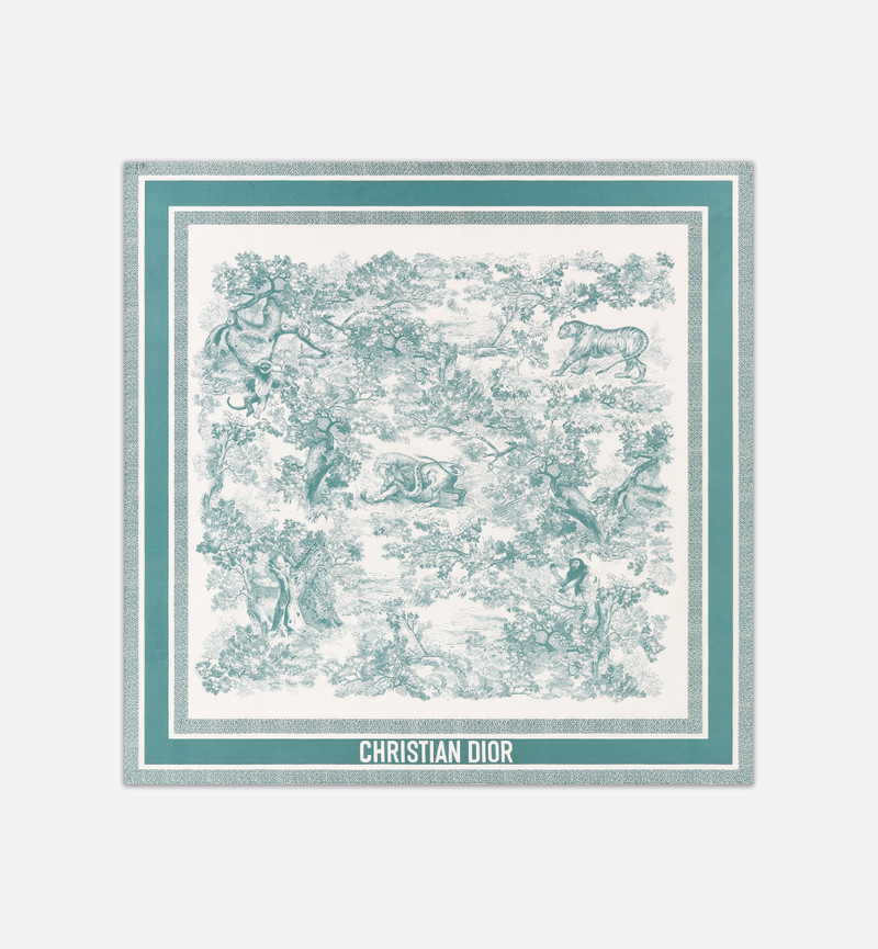 Dioriviera Toile de Jouy Sauvage 90 Square Scarf 1