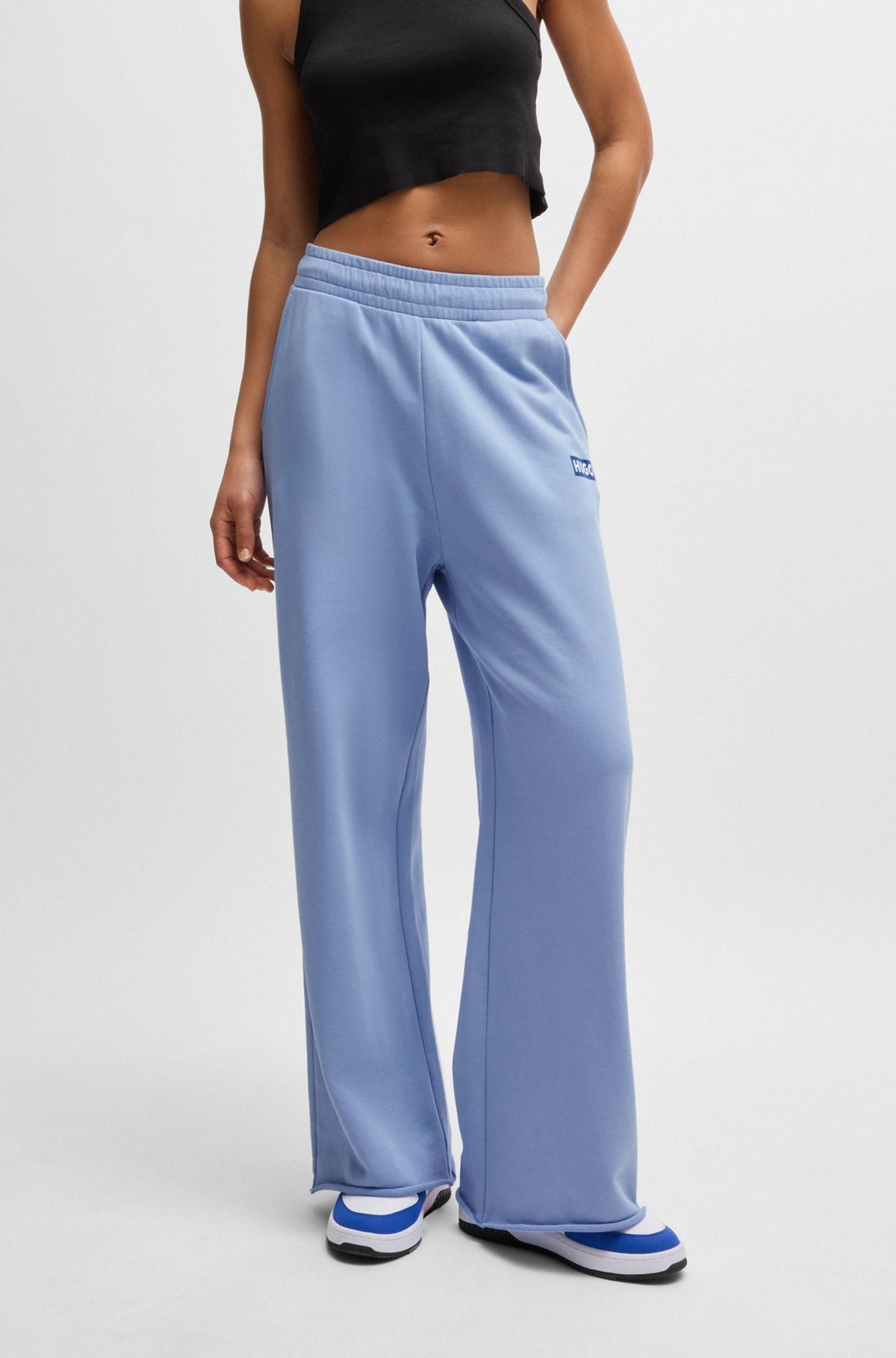 RELAXED-FIT TRACKSUIT BOTTOMS WITH LOGO PRINT - 2