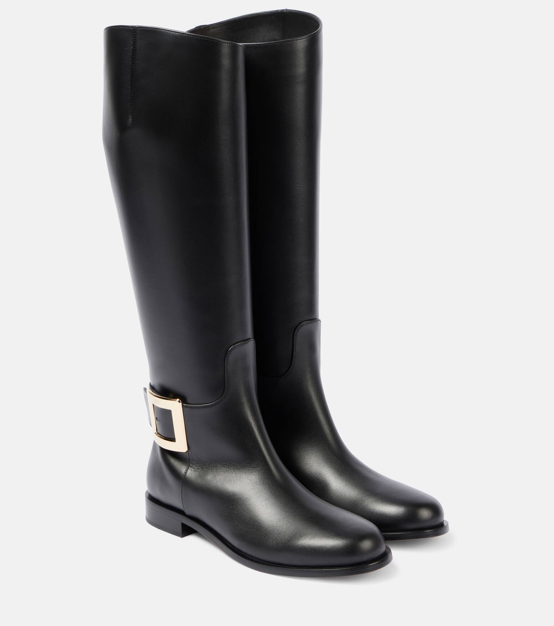 Viv Riding leather knee-high boots - 1