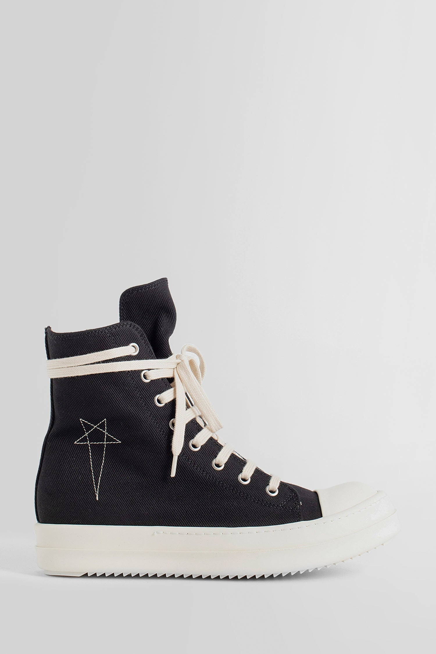 RICK OWENS WOMAN BLACK SNEAKERS - 1