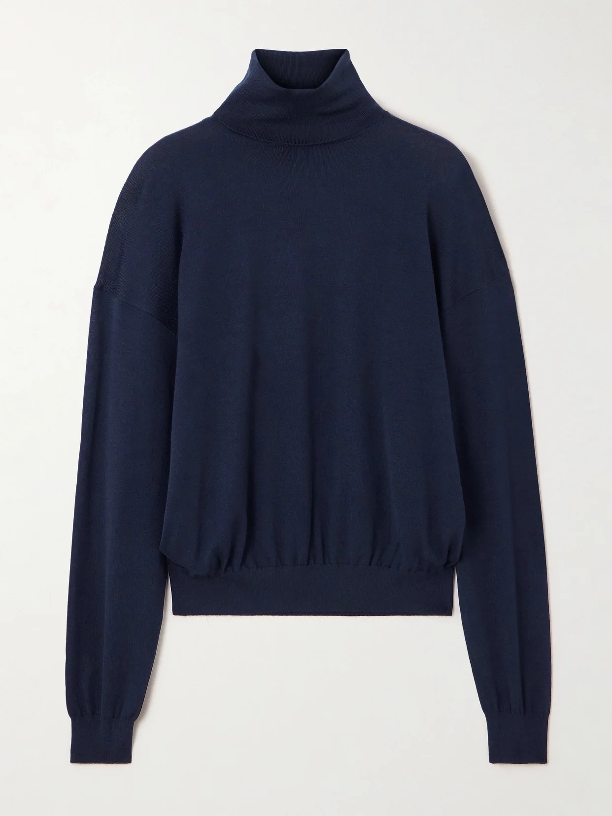 Wool, Cashmere And Silk-blend Turtleneck Sweater - 1