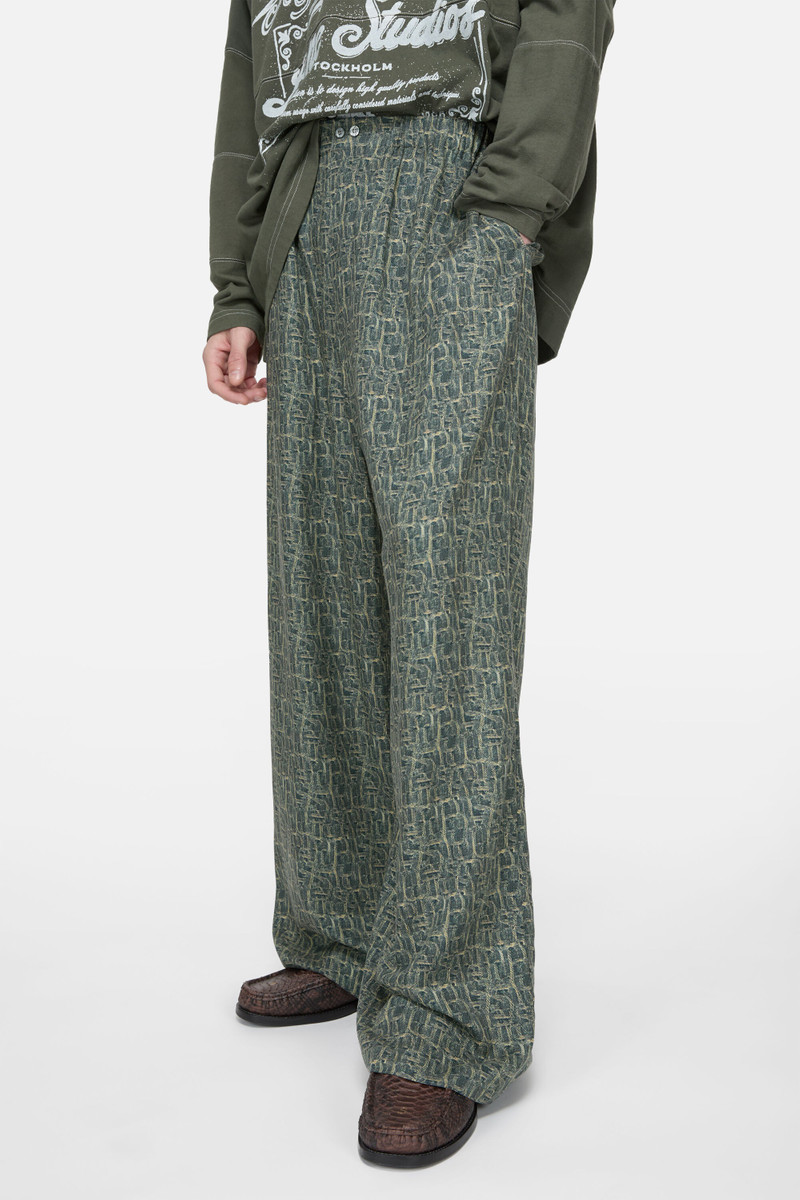 Monogram trousers - Blue multi 4