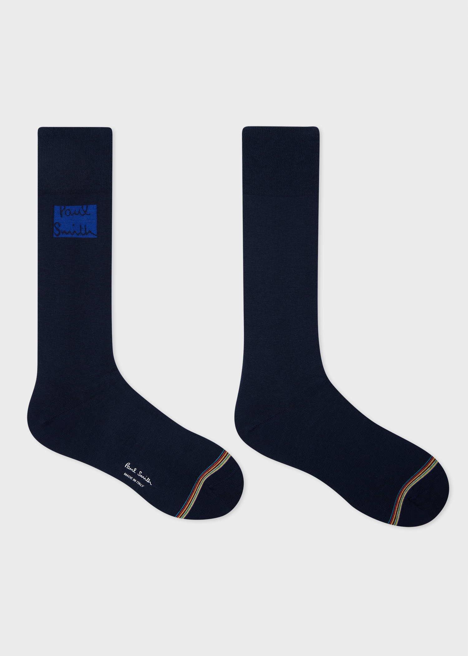 Multicolour Logo 'Signature Stripe' Tipped Socks Three Pack - 3