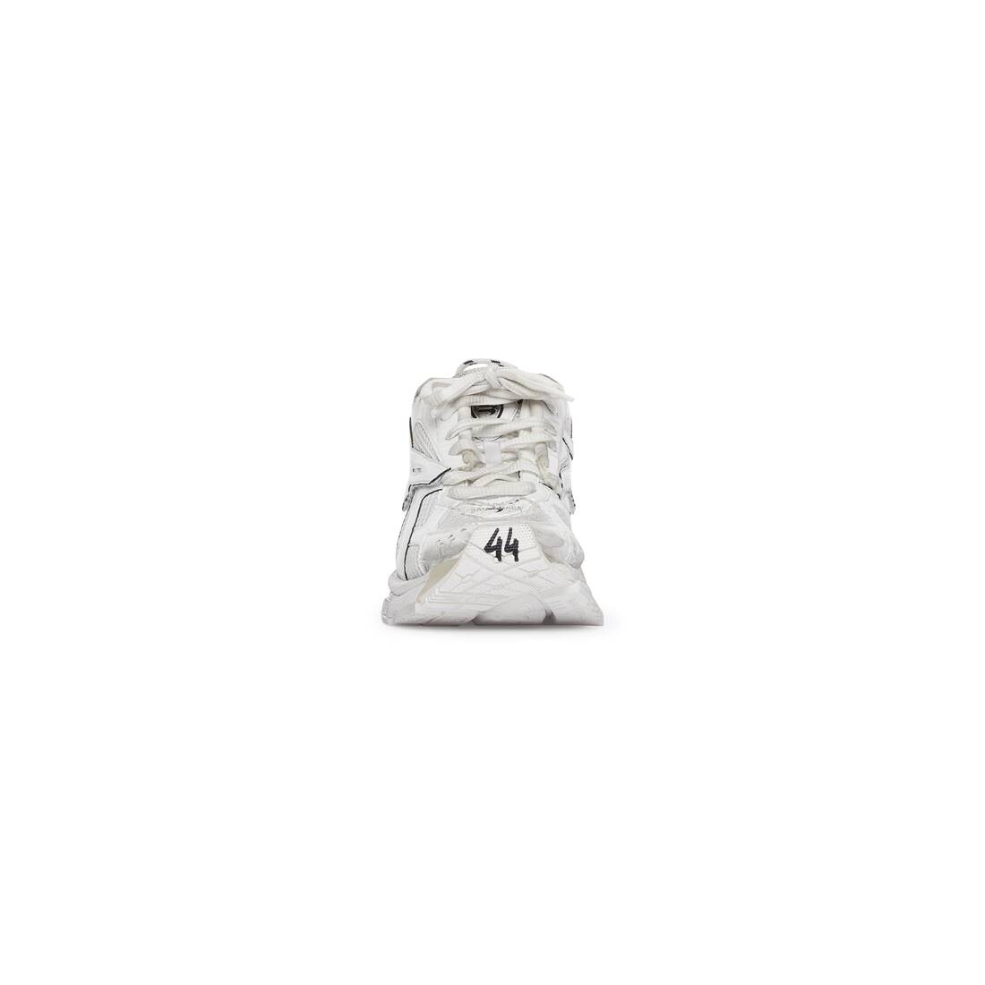 Men's Runner Sneaker in White - 3
