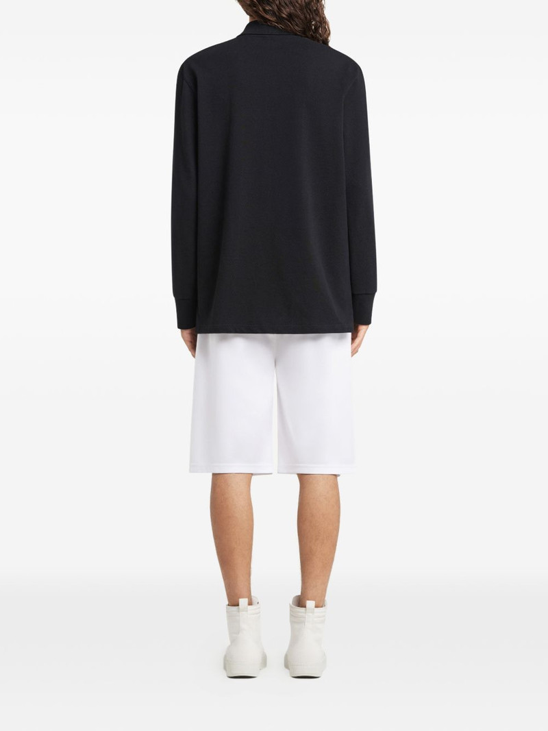long-sleeve logo-detail polo shirt 4