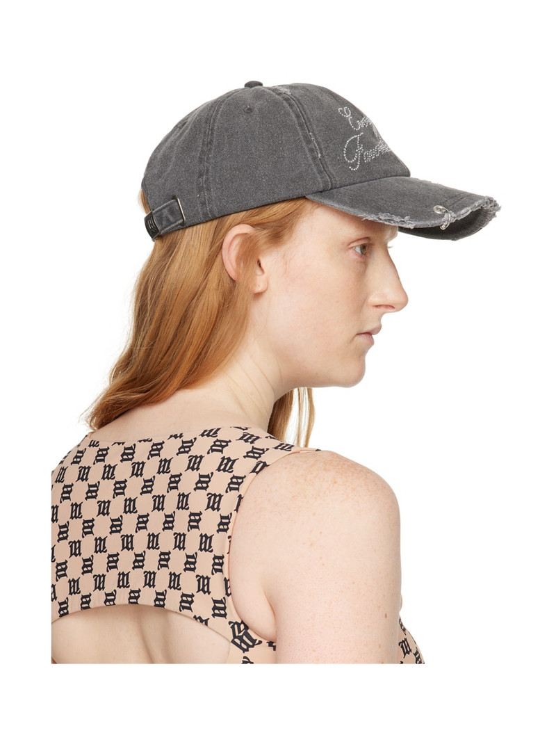 Black Angel Denim Cap 3