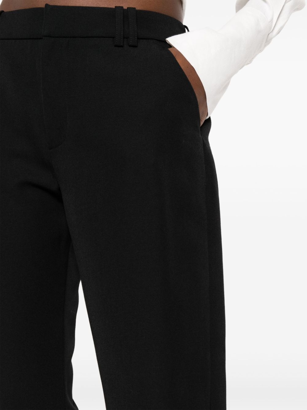 virgin-wool cropped trousers - 5